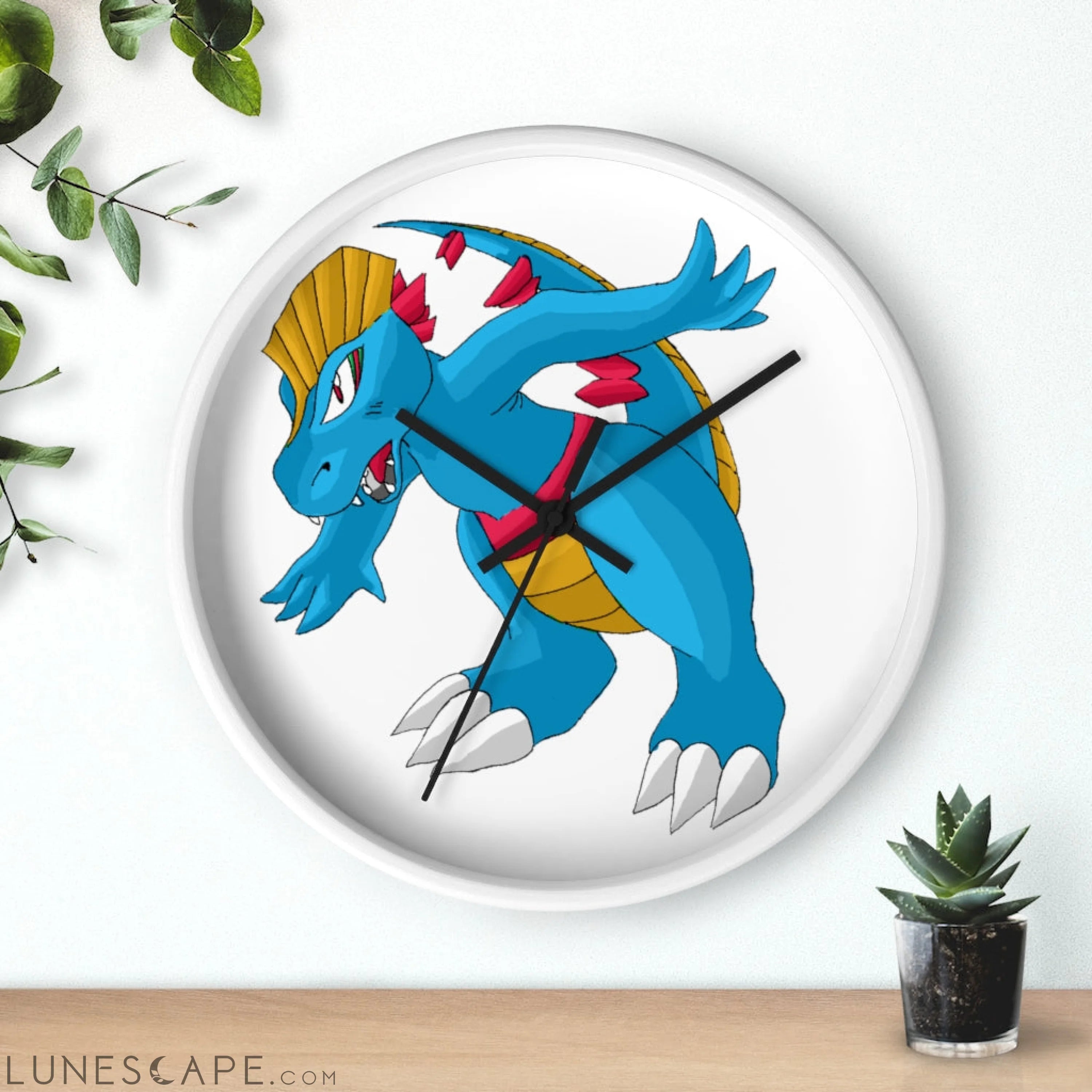 Blastdile Wall clock LUNESCAPE
