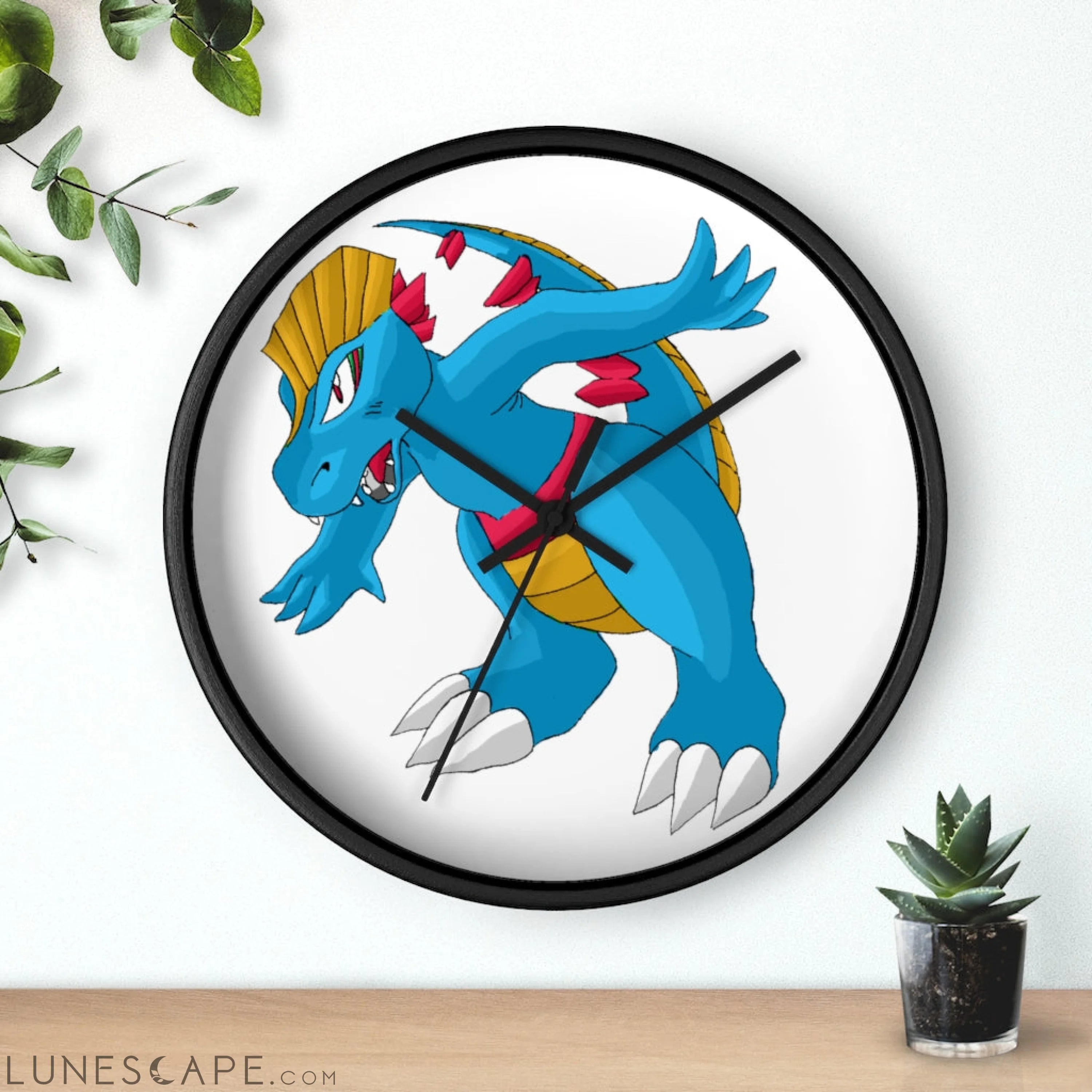 Blastdile Wall clock LUNESCAPE