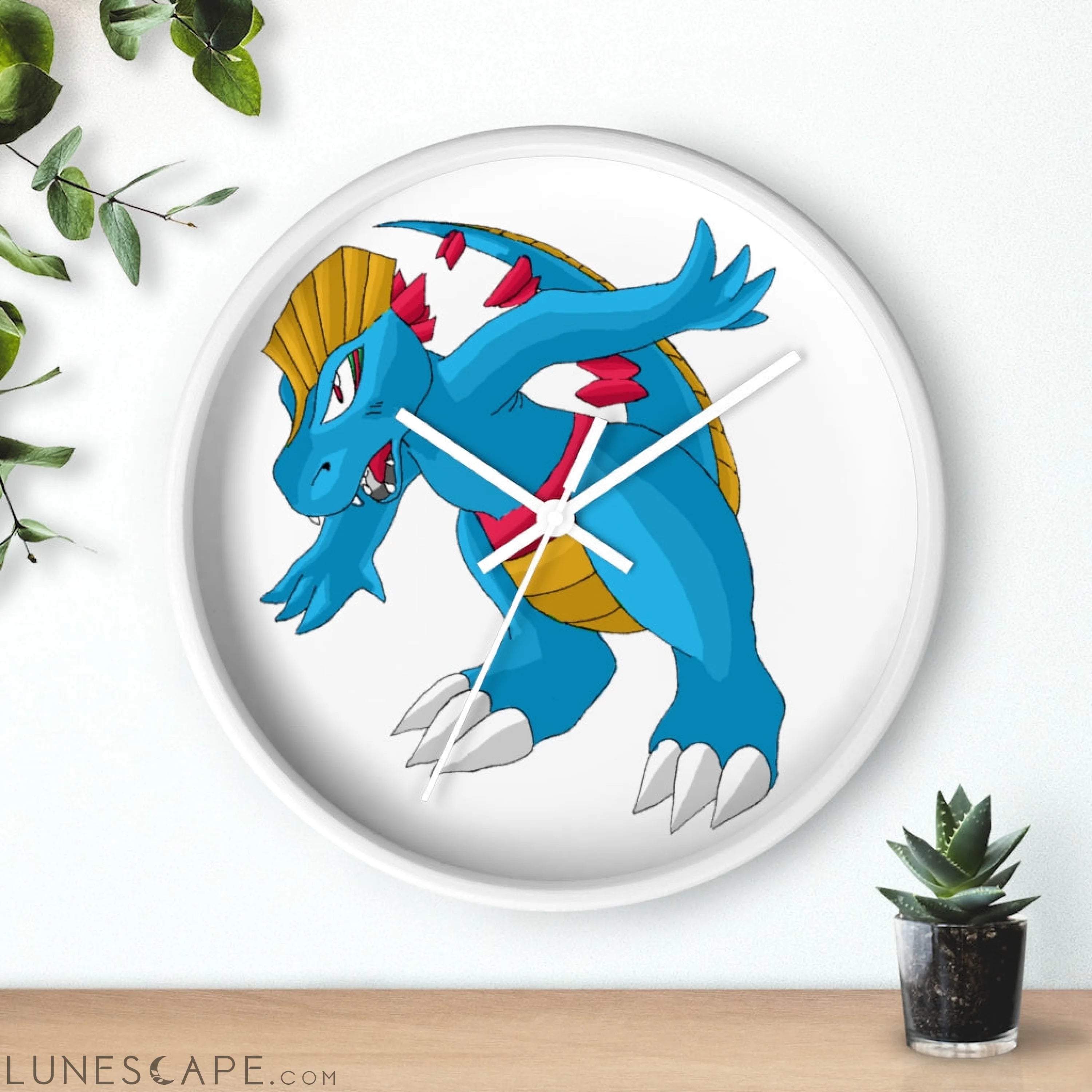 Blastdile Wall clock LUNESCAPE