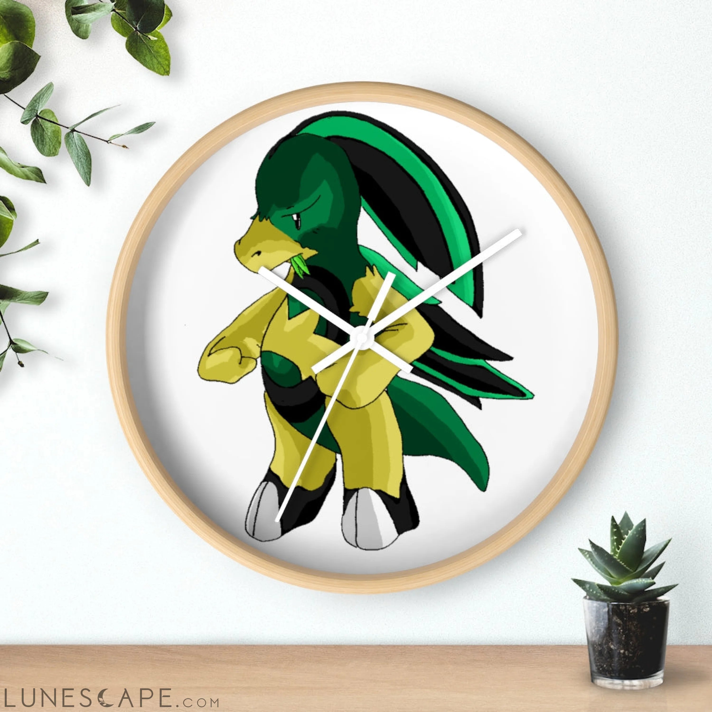 Bliblax Wall clock LUNESCAPE