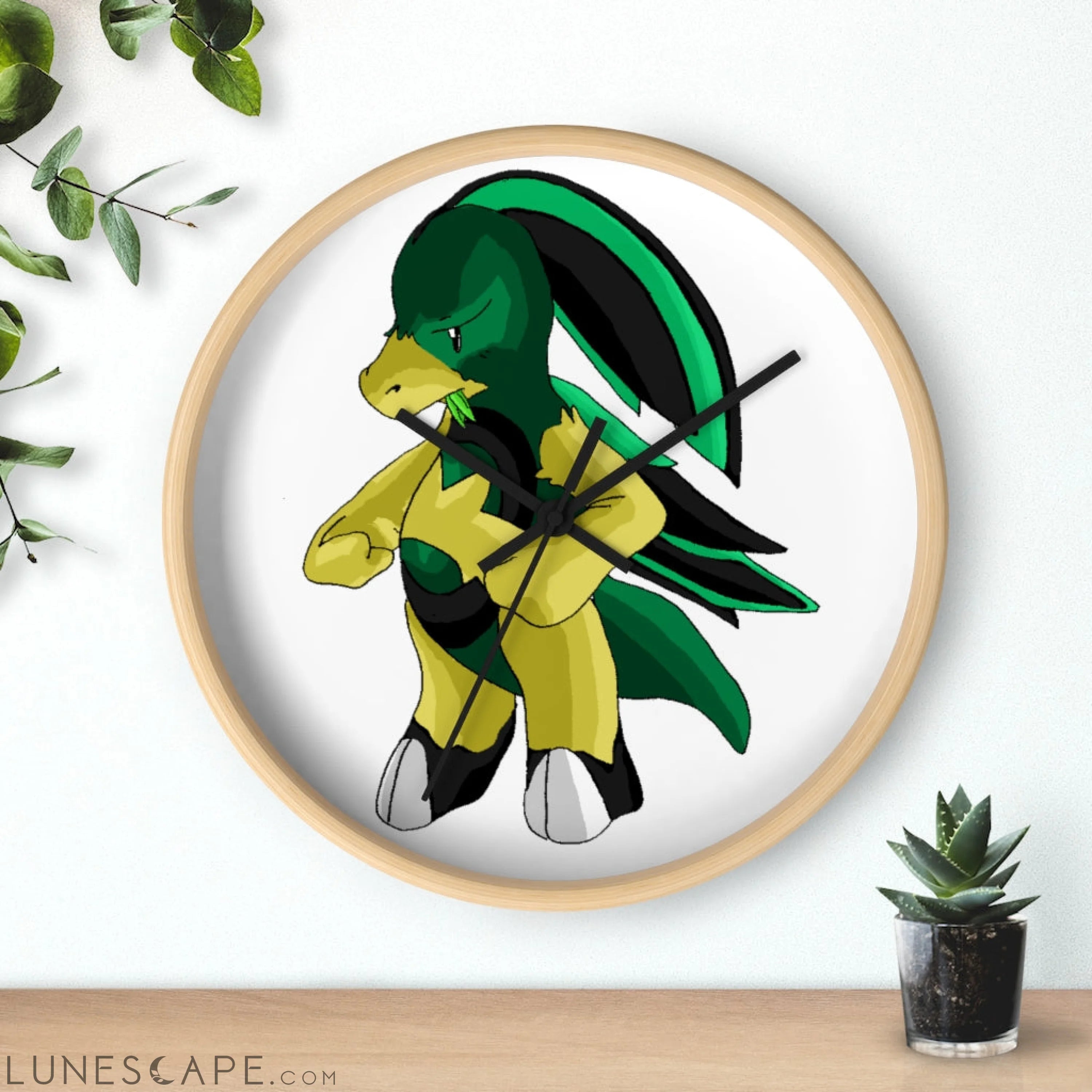 Bliblax Wall clock LUNESCAPE