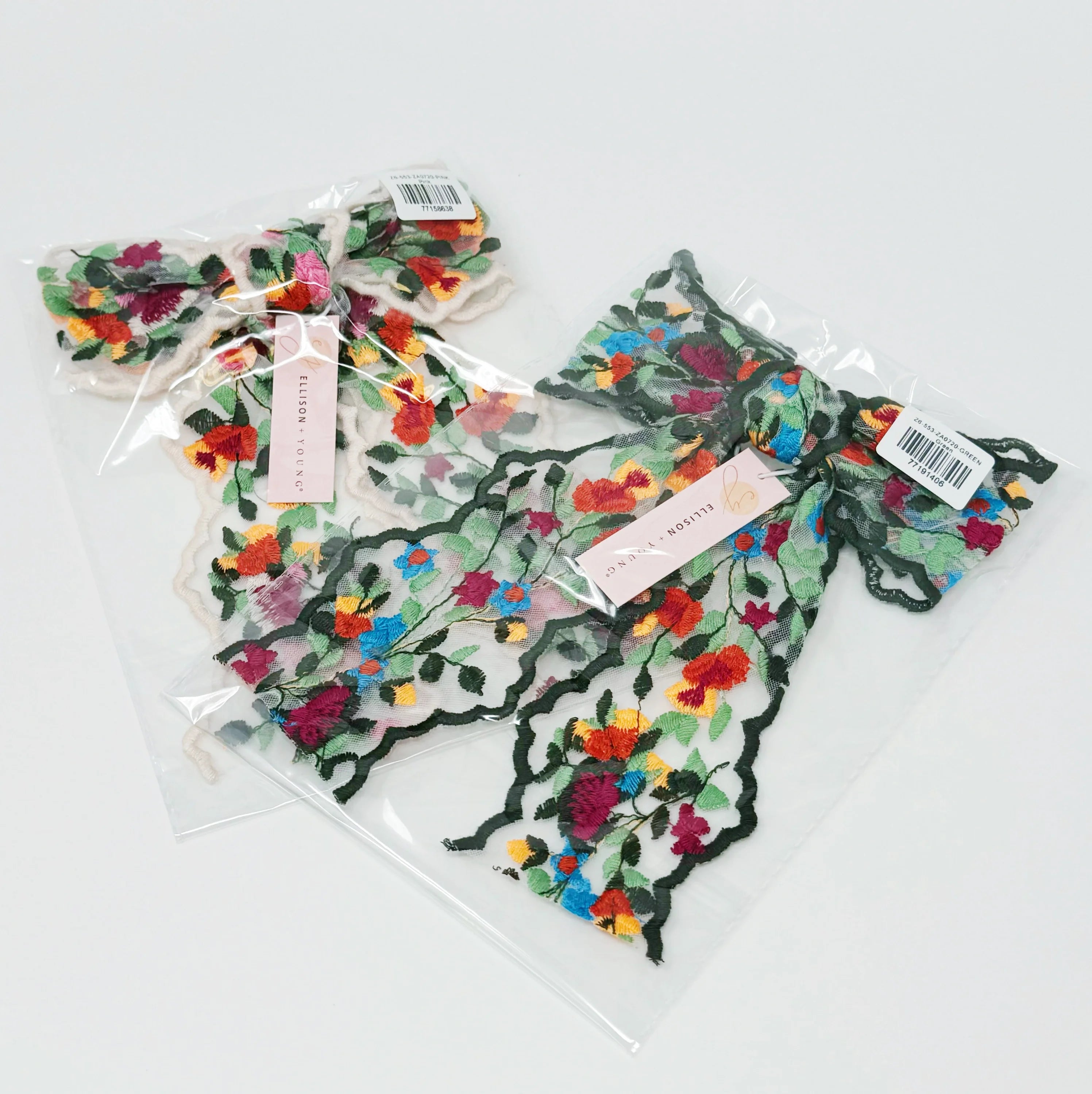 Blooming Garden Lacey Bow Hair Clip LUNESCAPE