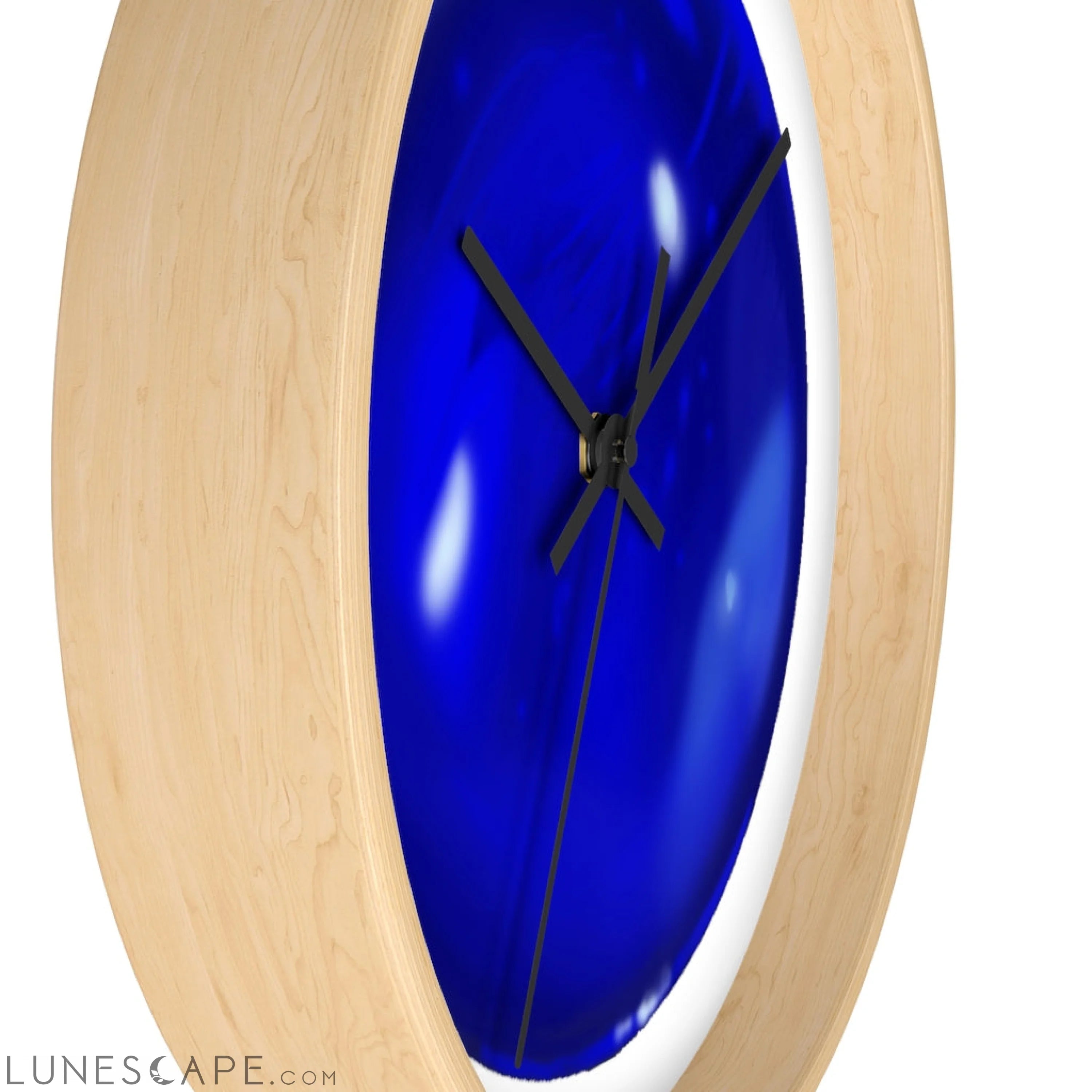 Blue Orb Wall clock LUNESCAPE