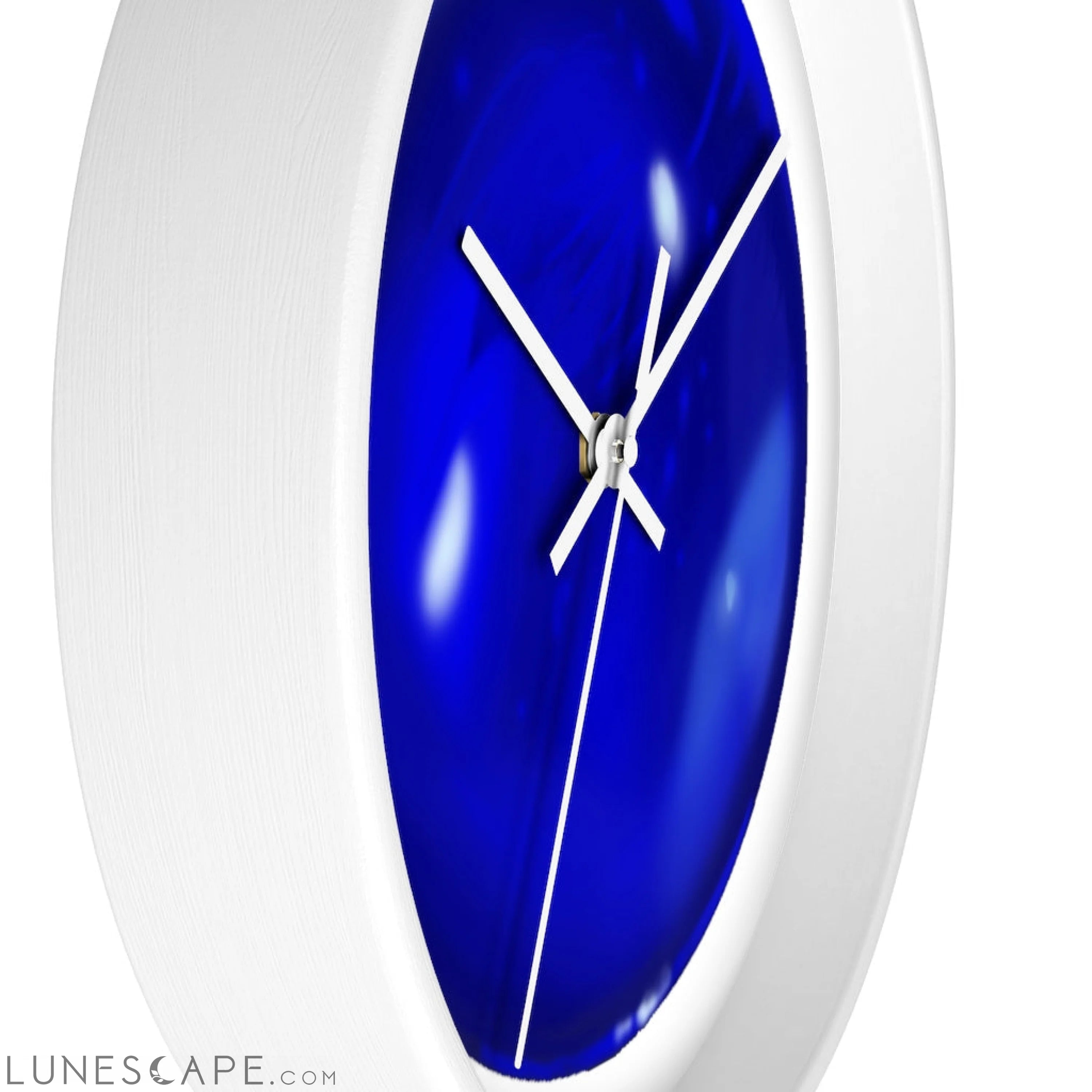 Blue Orb Wall clock LUNESCAPE