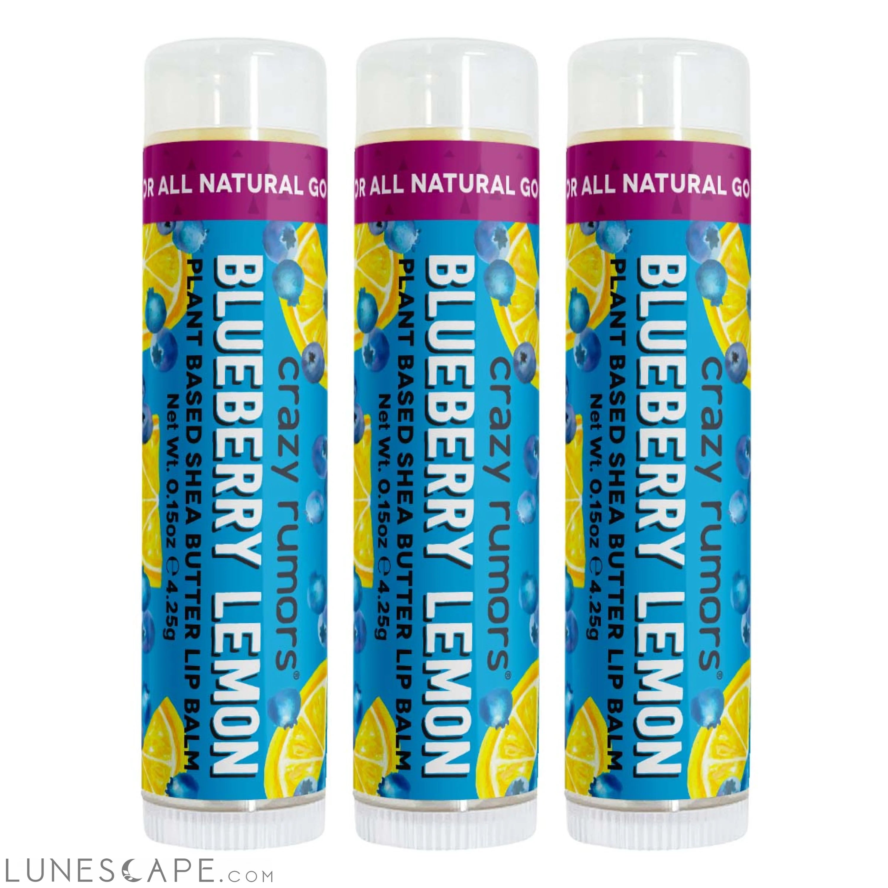 Blueberry Lemon Lip Balm LUNESCAPE
