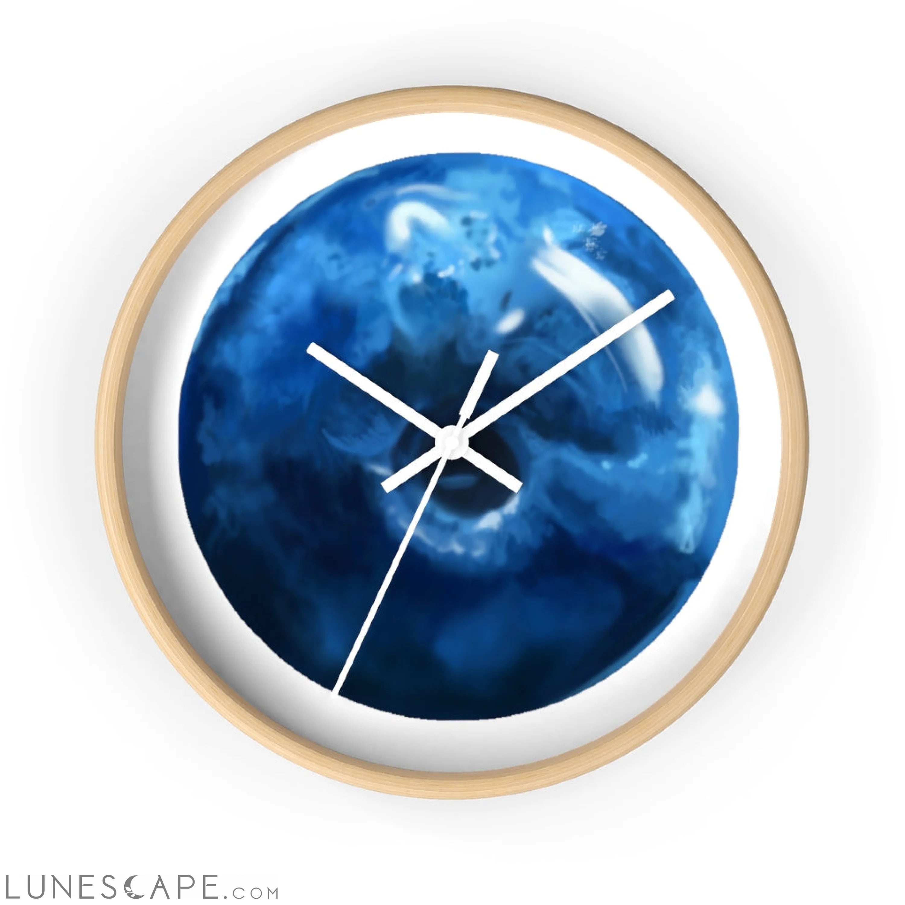 Blueberry Wall clock LUNESCAPE
