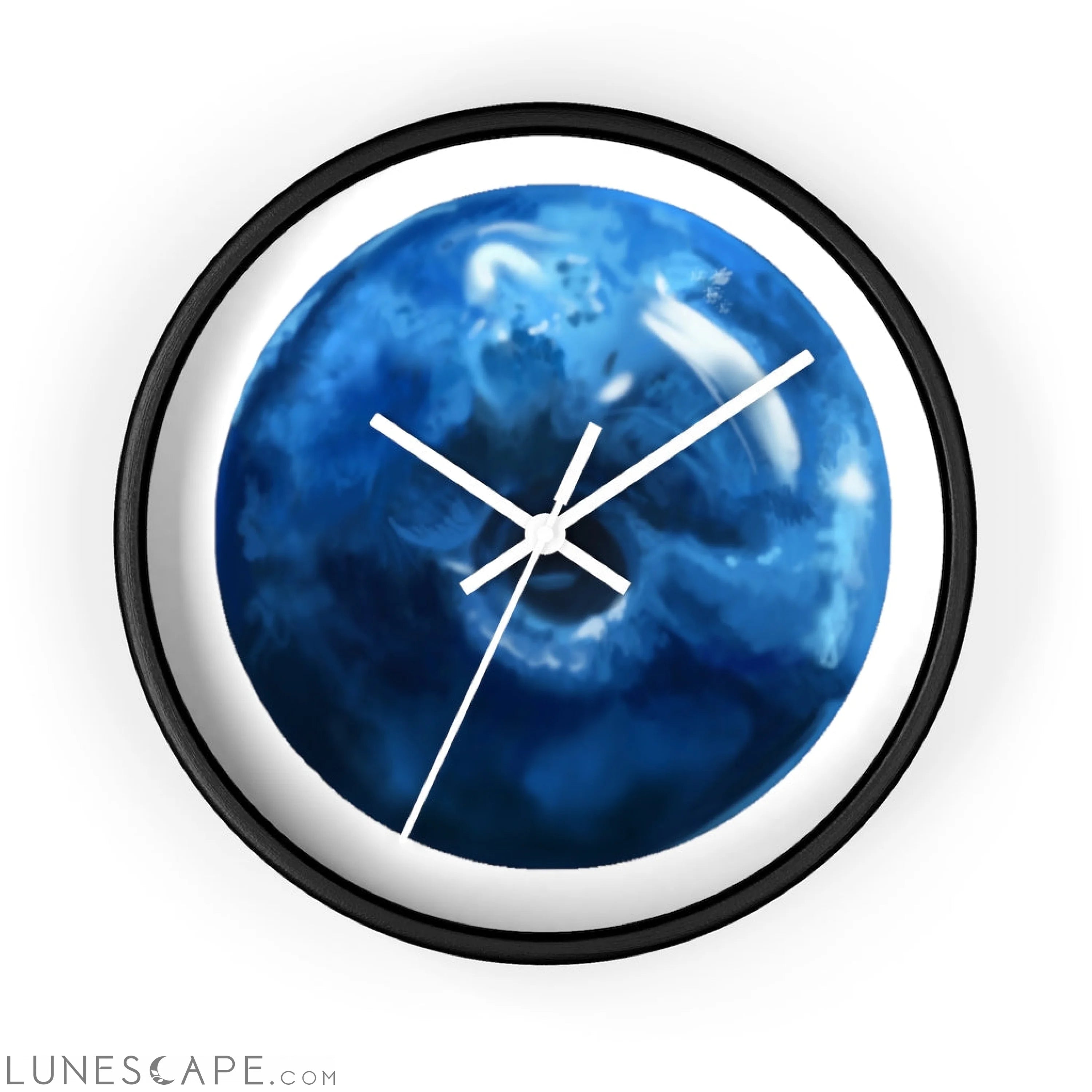 Blueberry Wall clock LUNESCAPE