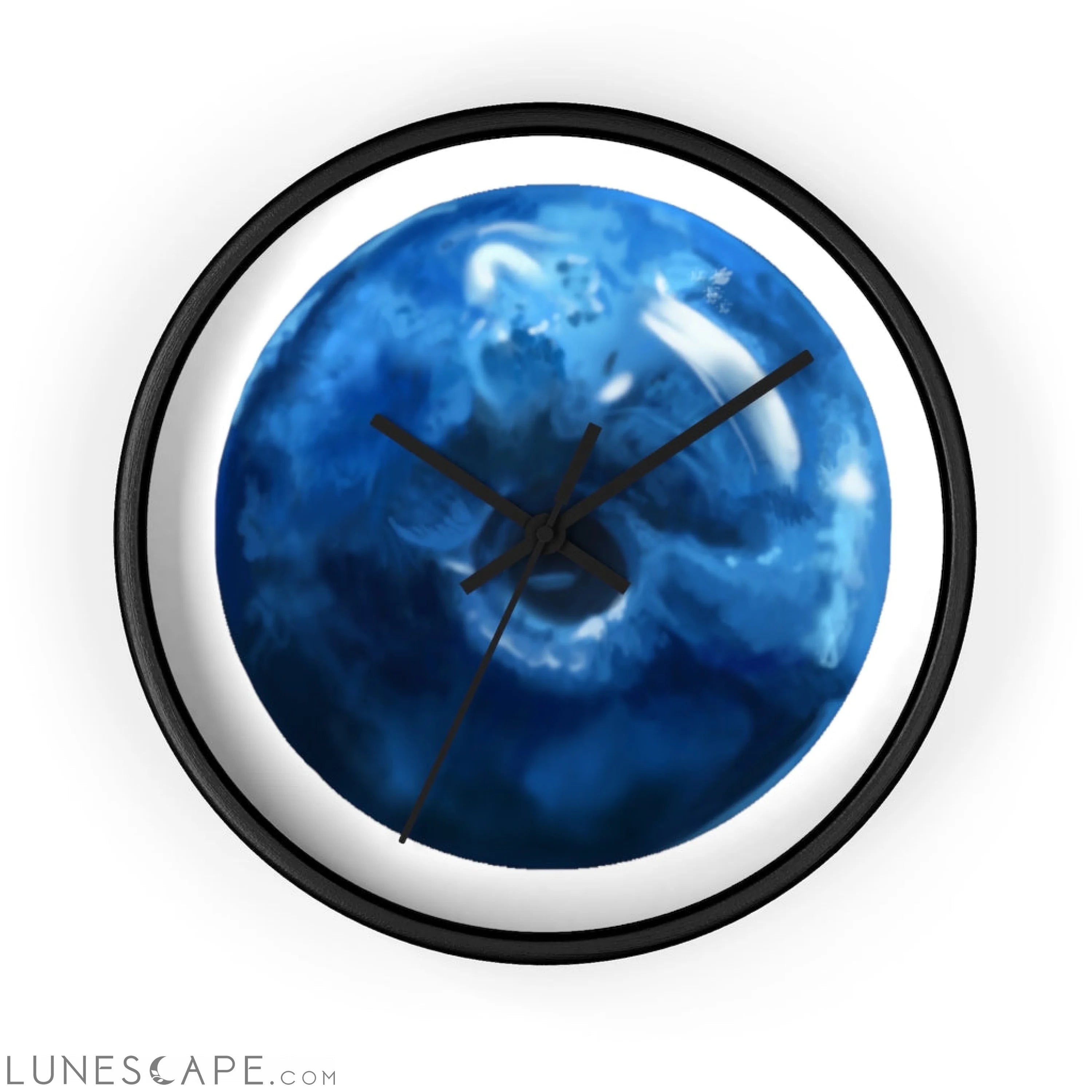 Blueberry Wall clock LUNESCAPE