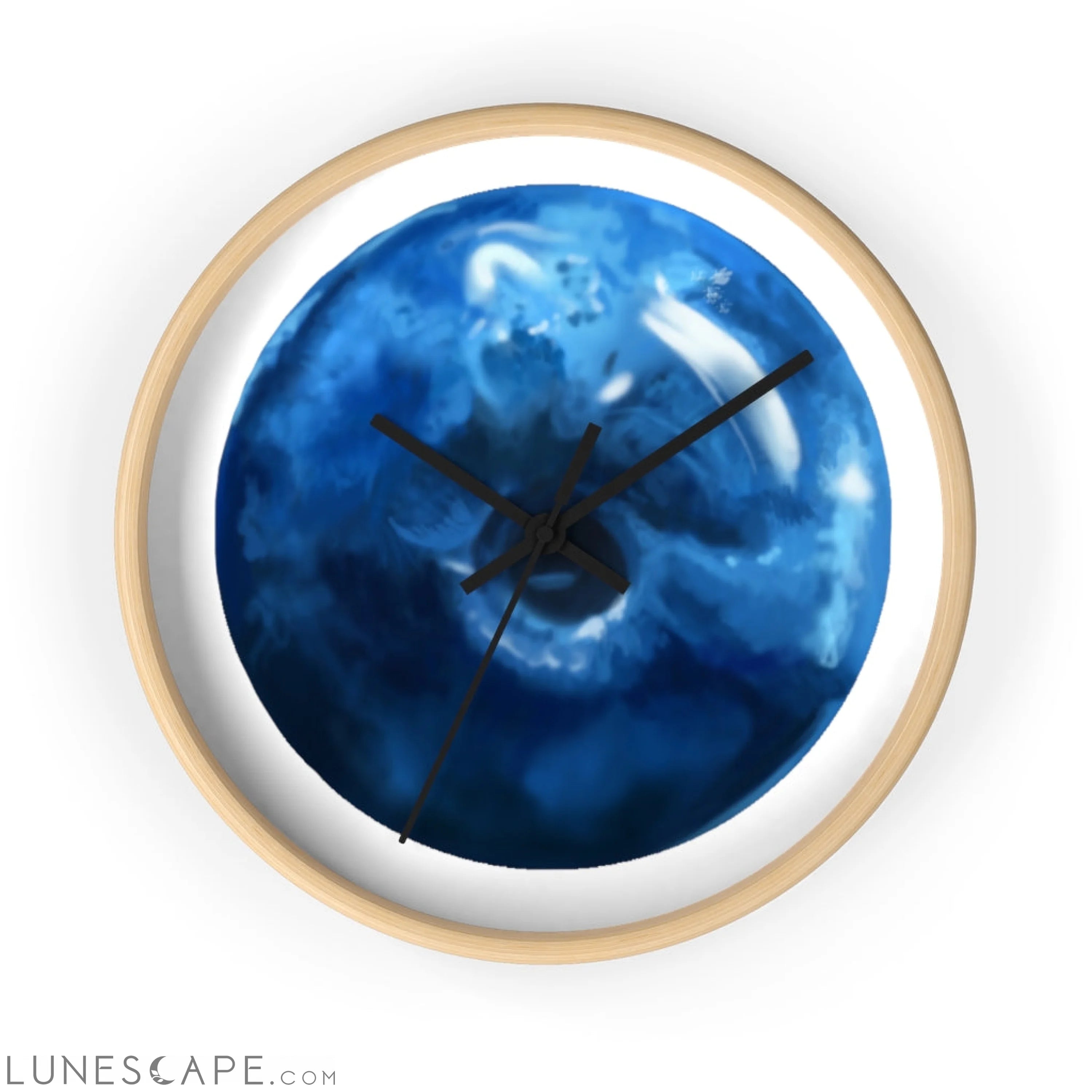Blueberry Wall clock LUNESCAPE