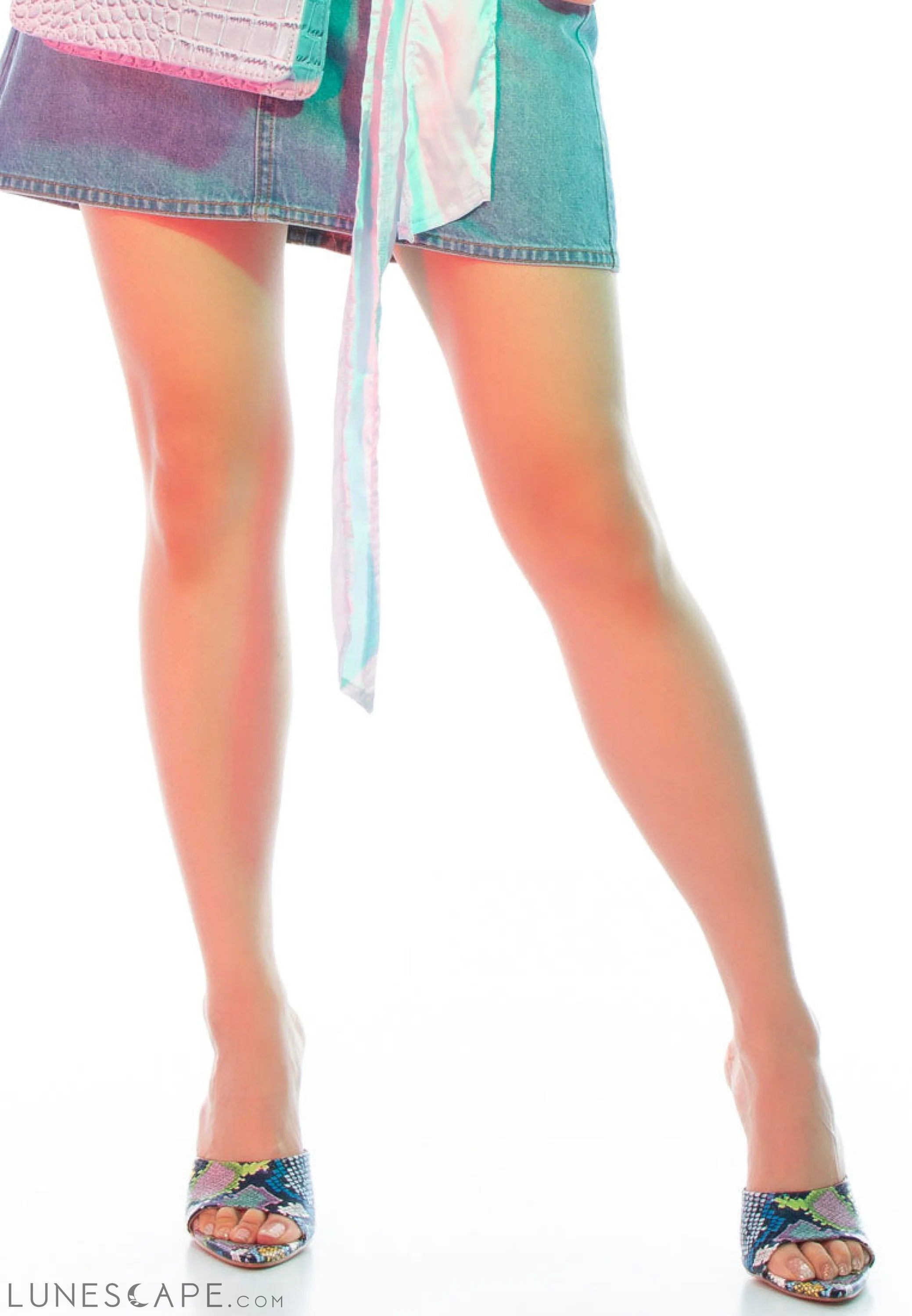 Bottoms Up Strappy Slip On Stiletto Heels LUNESCAPE
