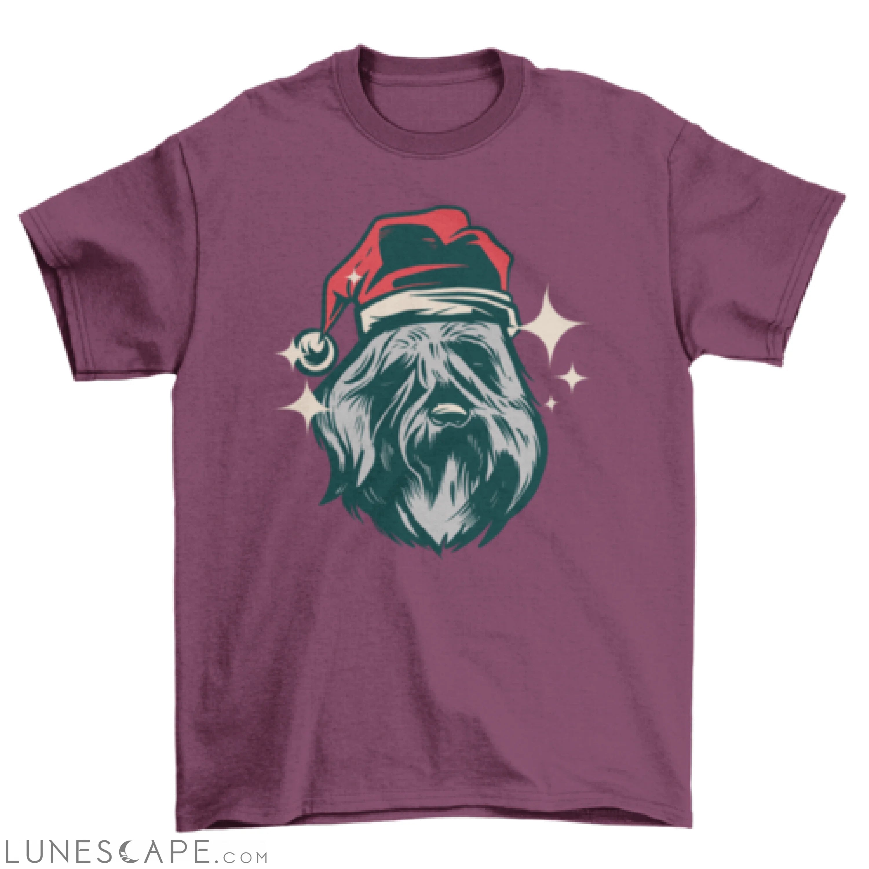 Bouvier des flandres christmas t-shirt LUNESCAPE