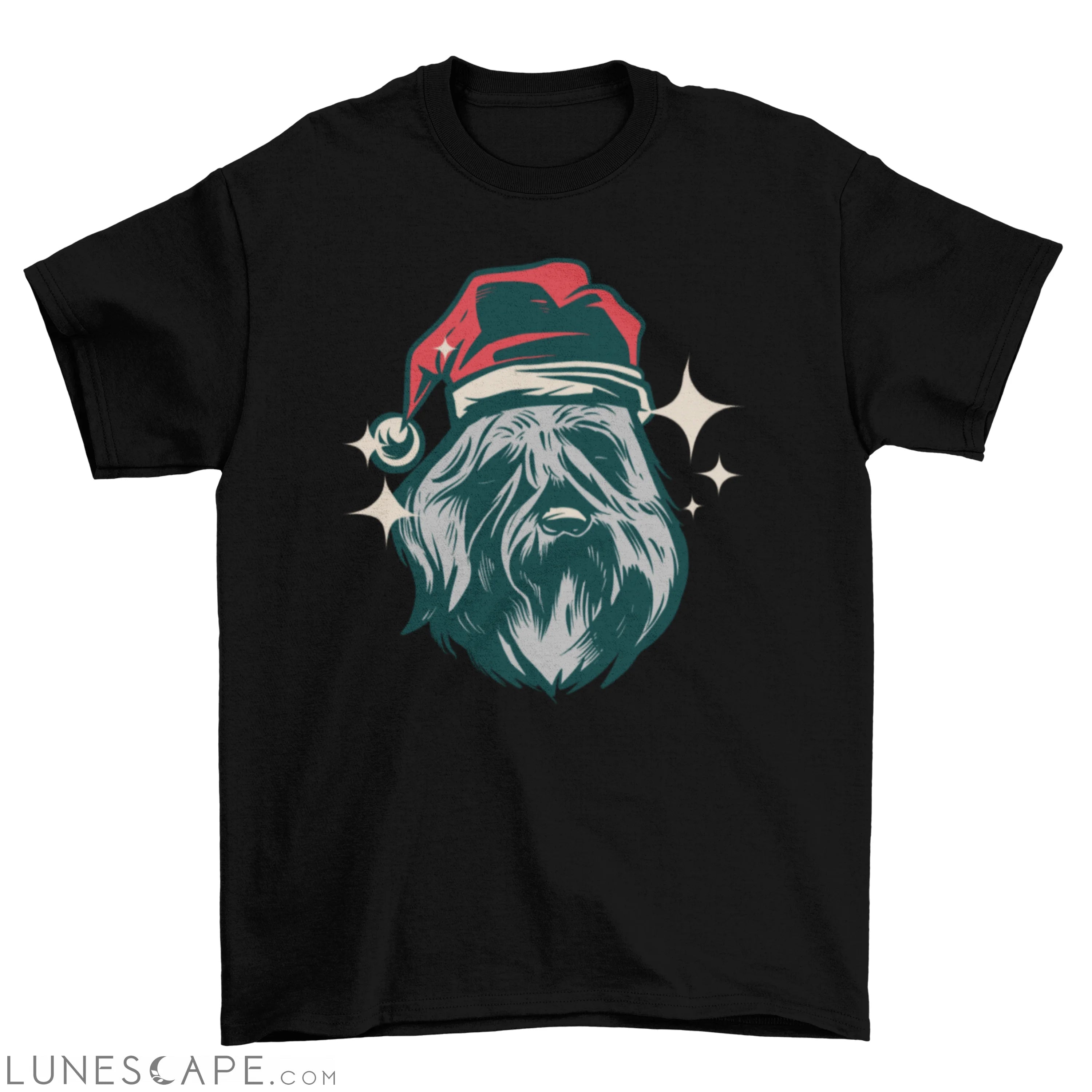 Bouvier des flandres christmas t-shirt LUNESCAPE