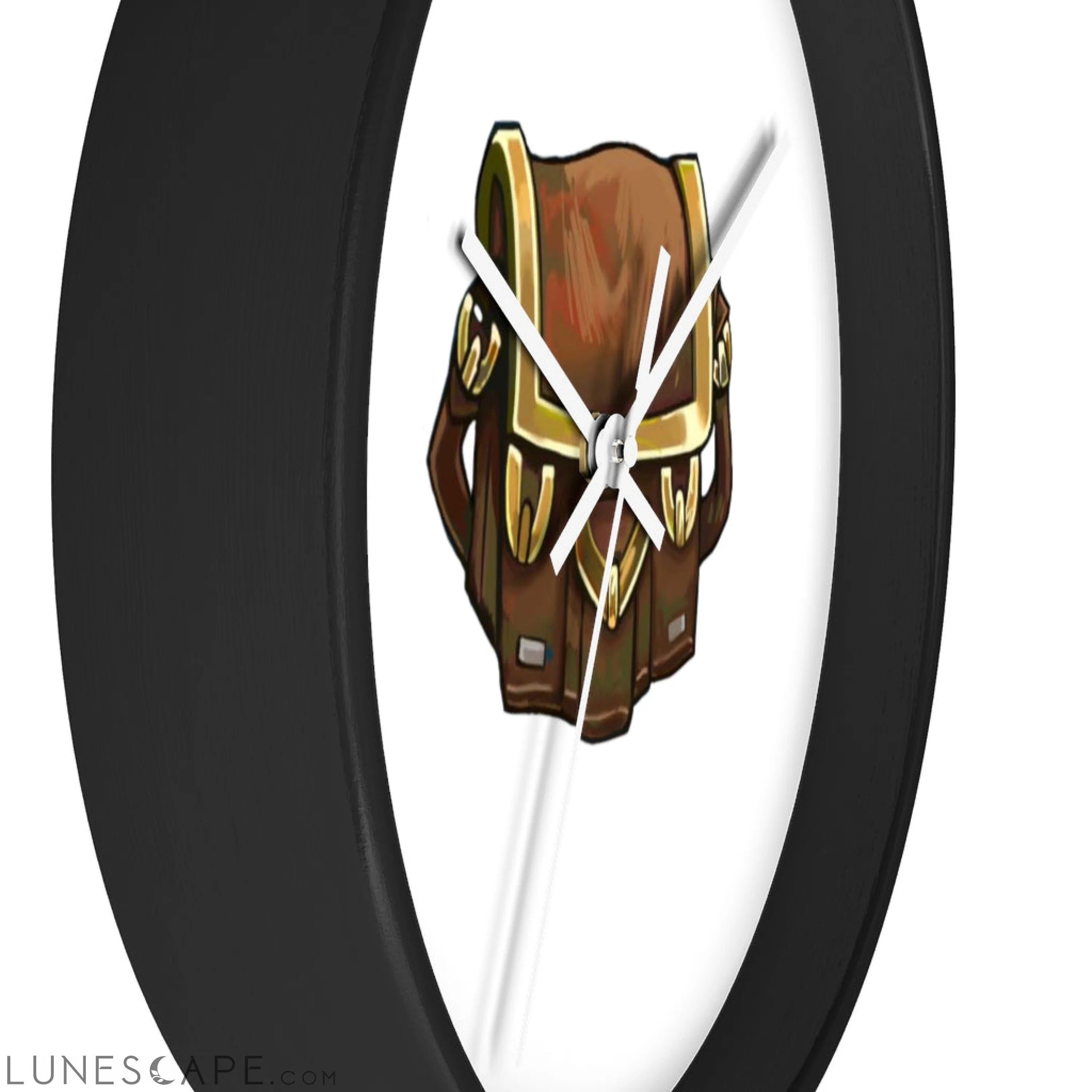 Brown Bag Wall clock LUNESCAPE