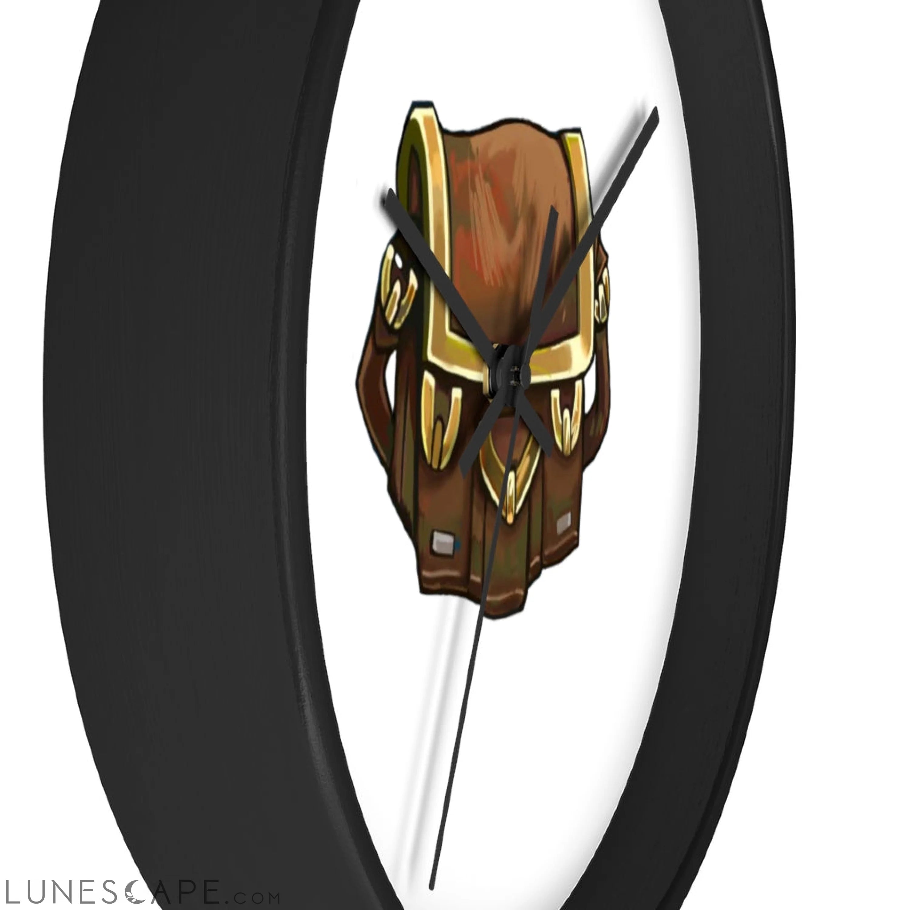 Brown Bag Wall clock LUNESCAPE