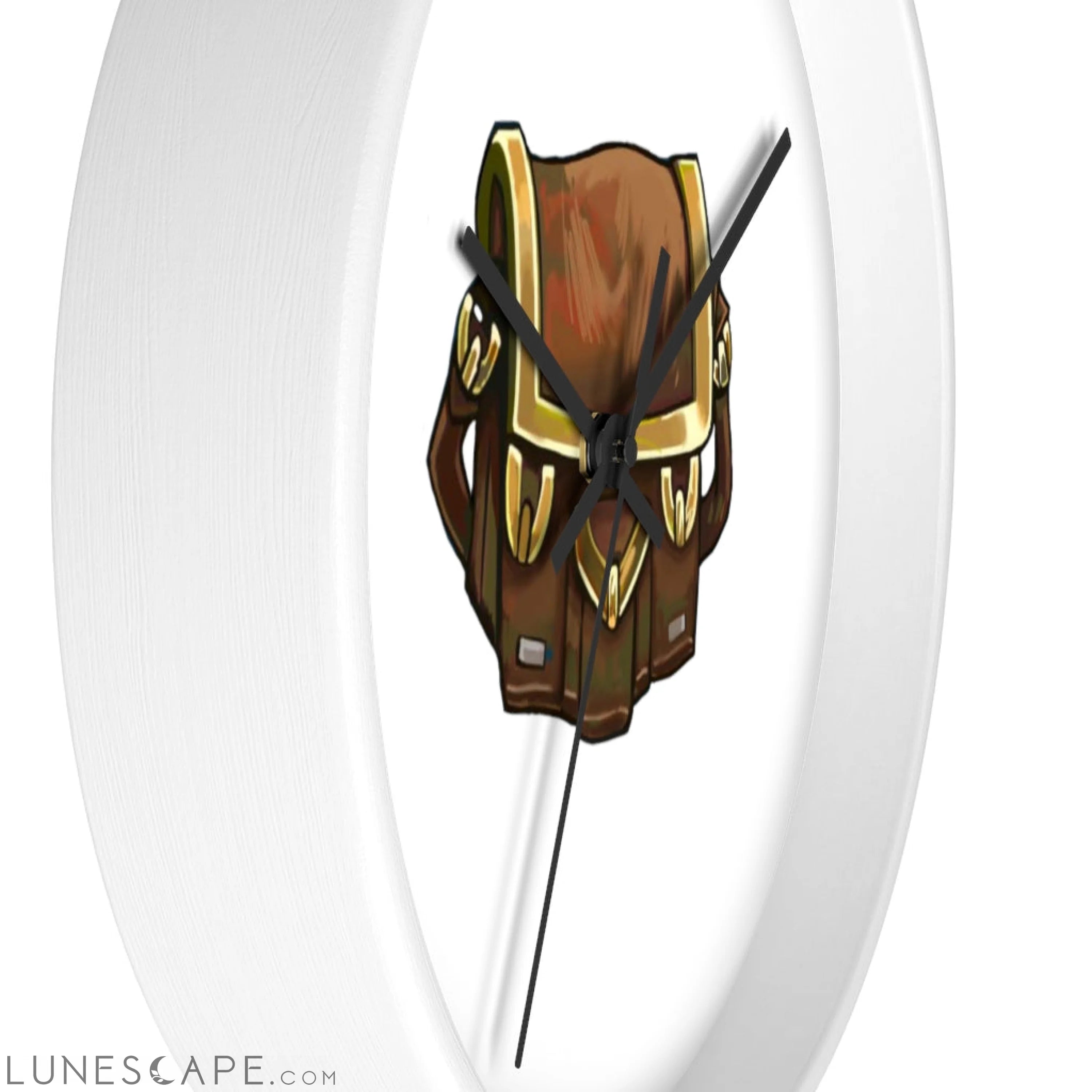 Brown Bag Wall clock LUNESCAPE