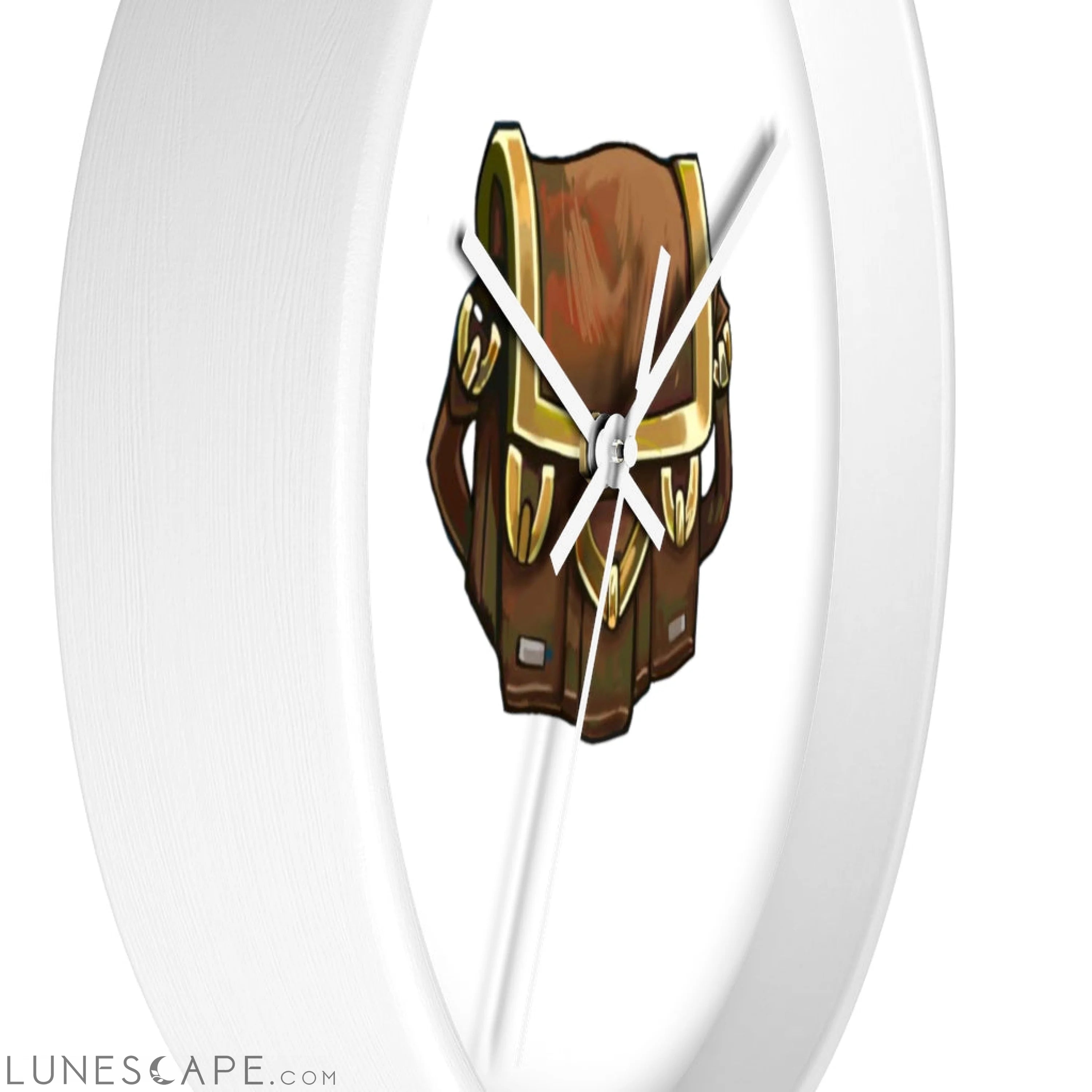 Brown Bag Wall clock LUNESCAPE
