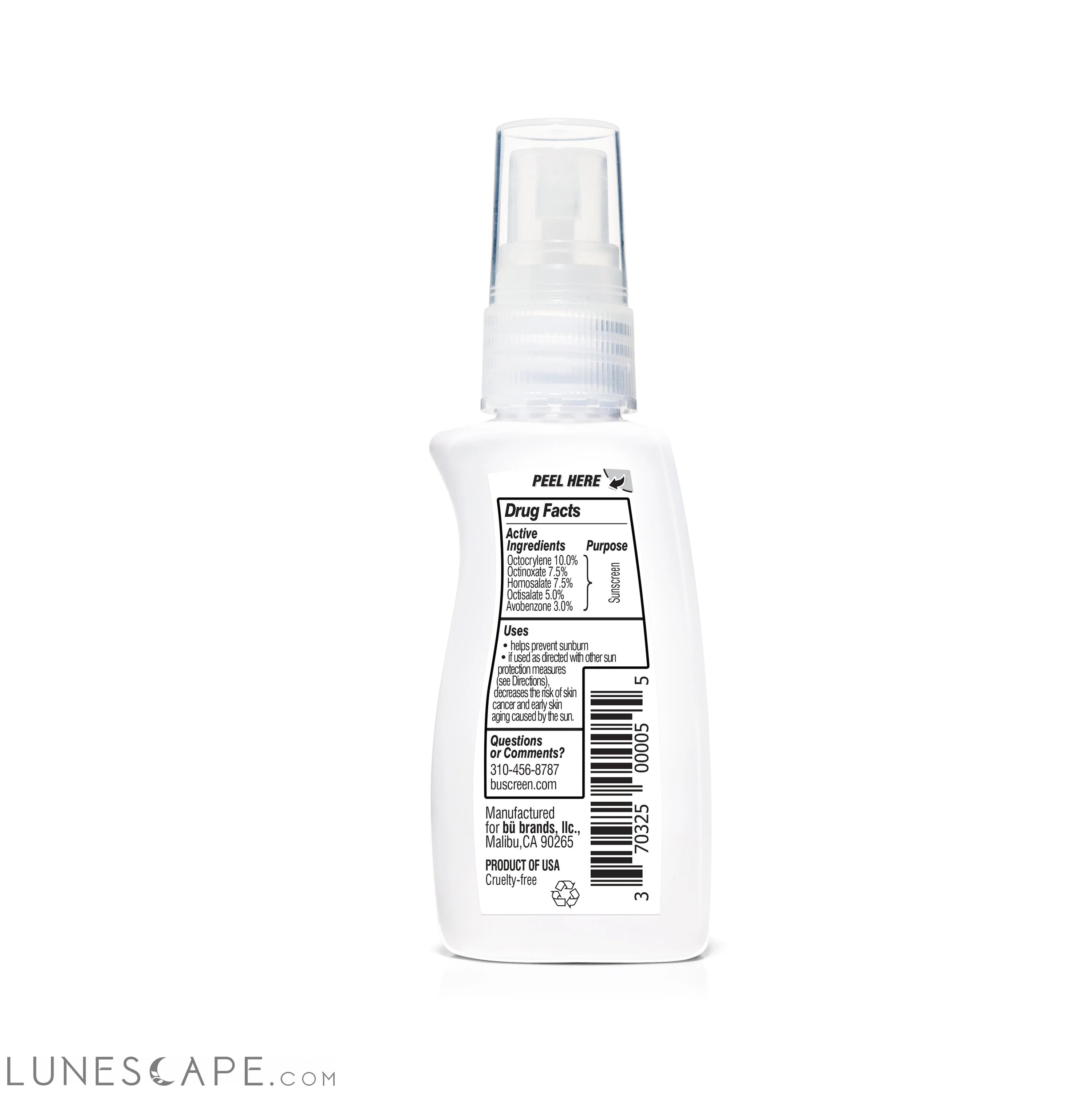 Bu SPF 50 with Natural Essence of White Sage LUNESCAPE