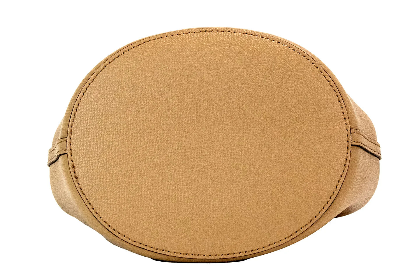 Burberry Lorne Small Camel Haymarket Check Pebble Leather Bucket Handbag Purse LUNESCAPE