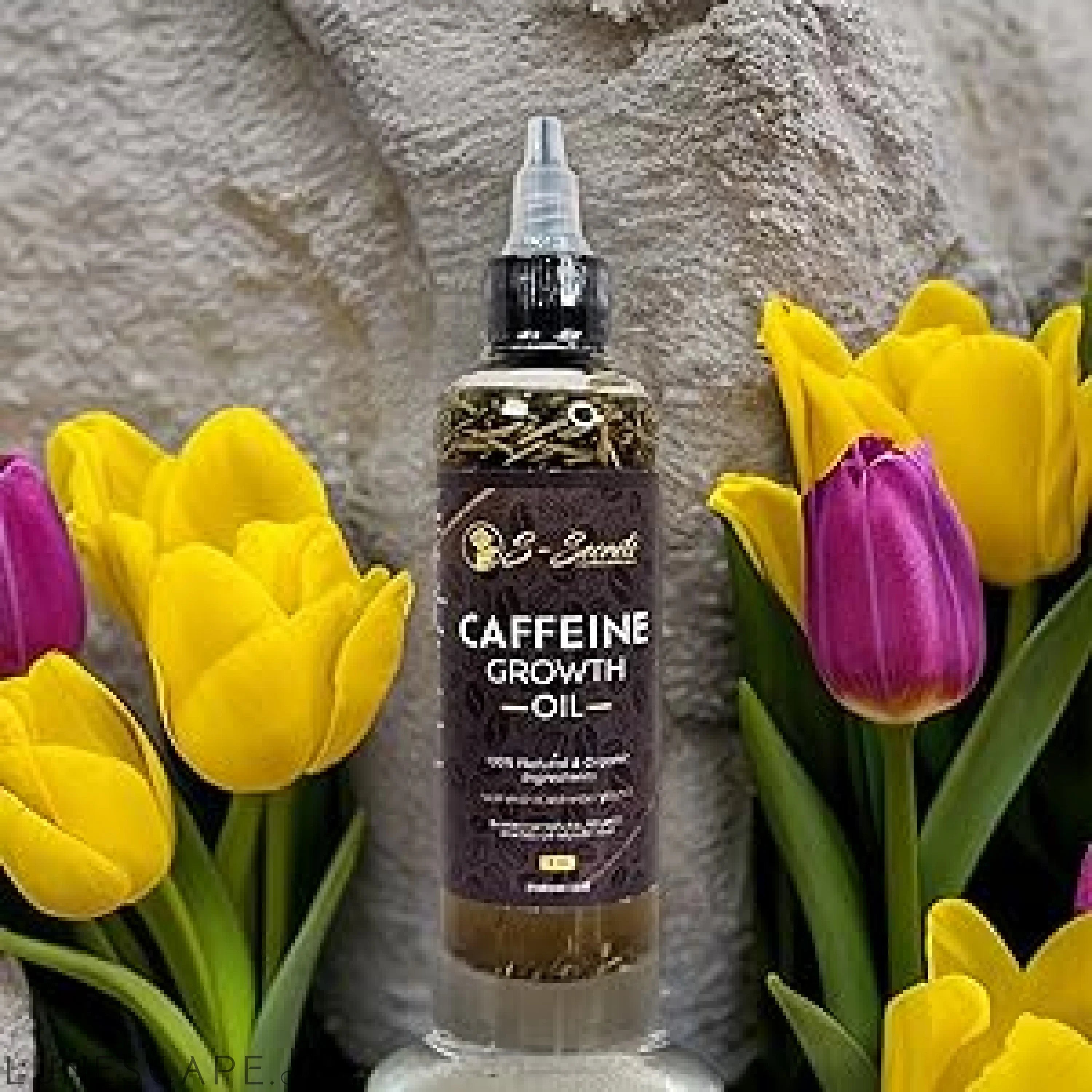 Caffeine Hair Growth Oil 4oz, Herbs, Biotin, Essential oils For All LUNESCAPE