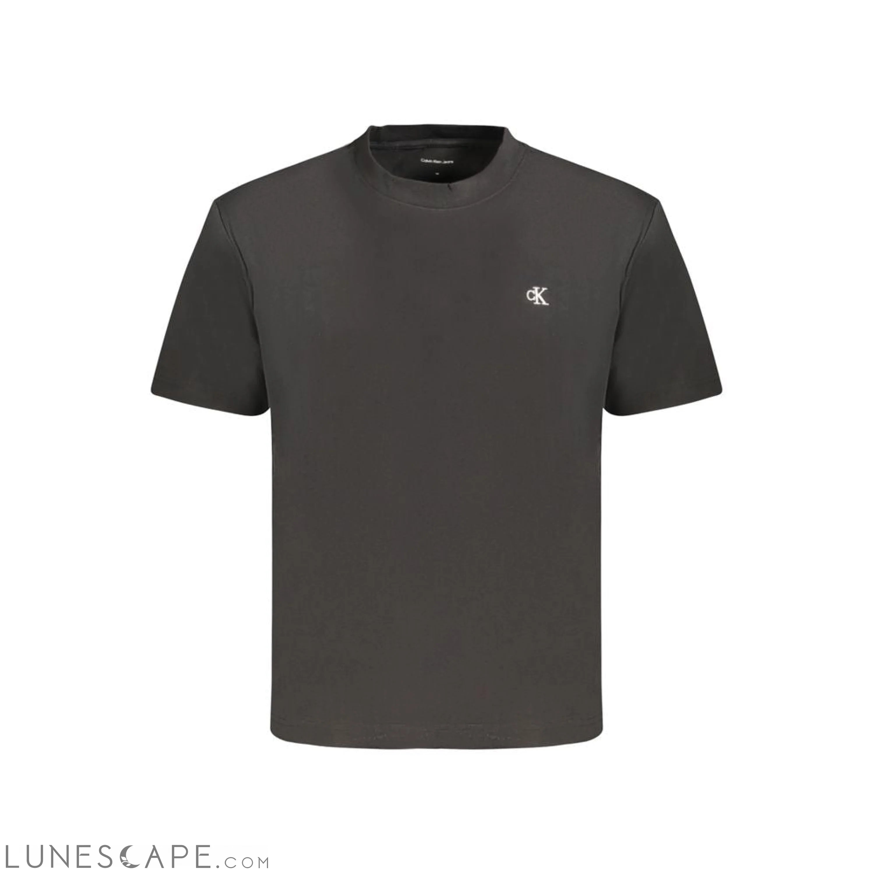 Calvin Klein Black Cotton T-Shirt LUNESCAPE