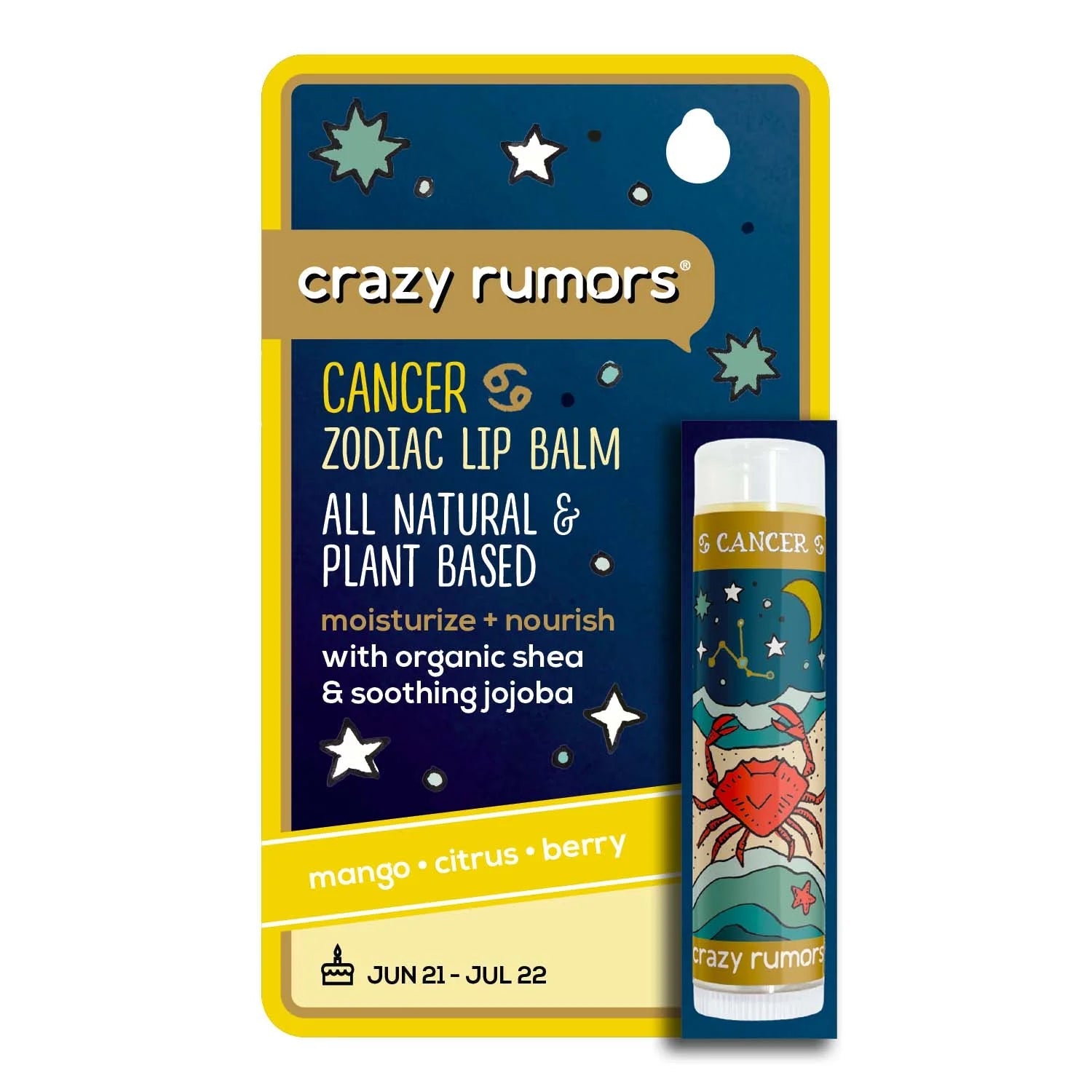 Cancer Zodiac Lip Balm LUNESCAPE