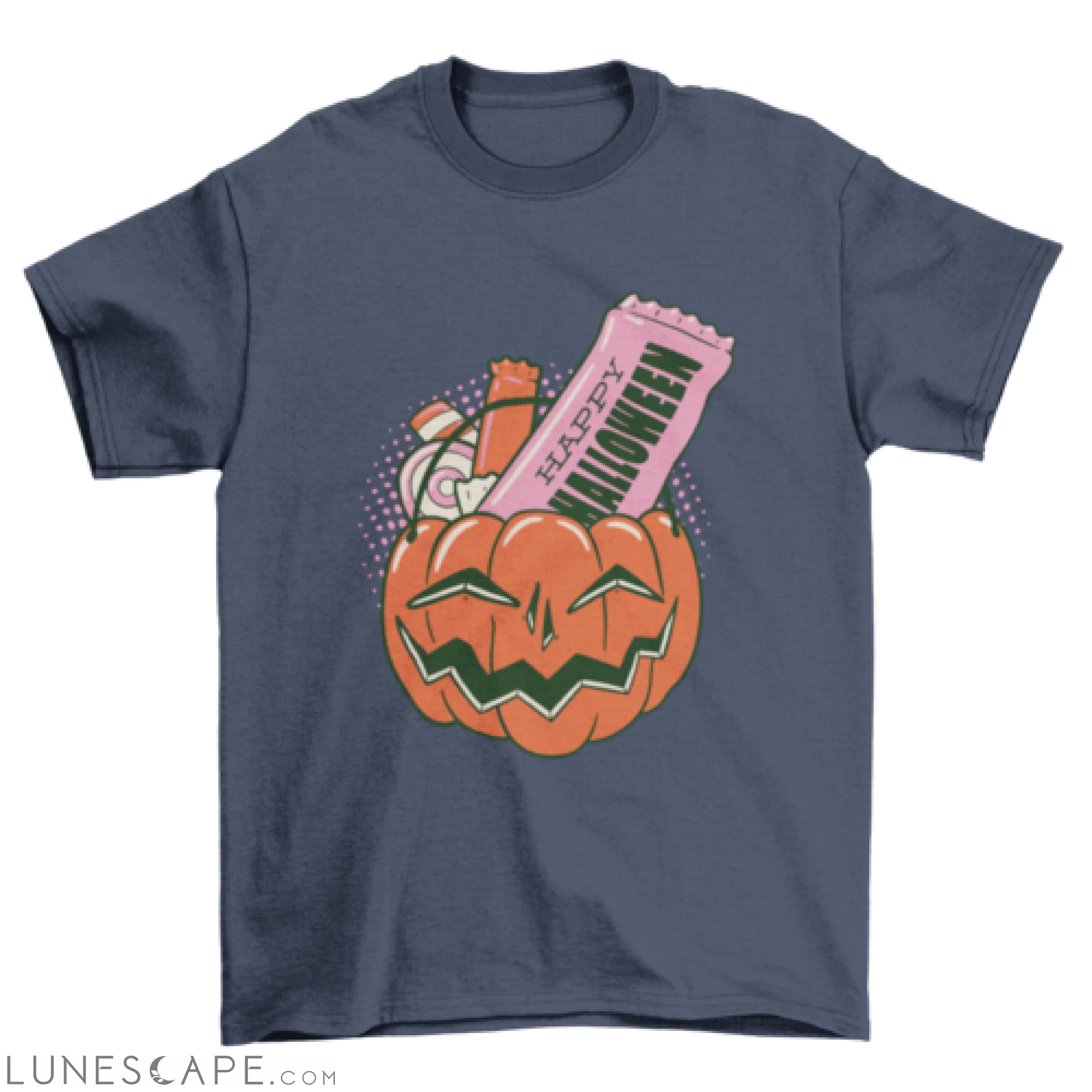 Candy pumpkin t-shirt LUNESCAPE