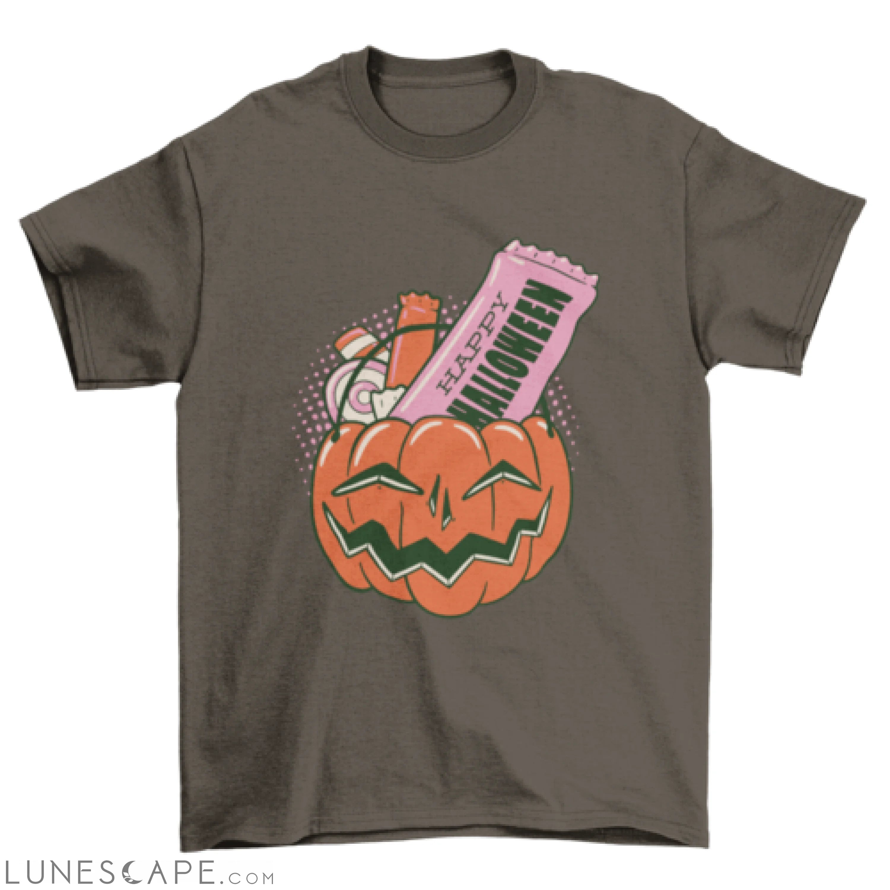 Candy pumpkin t-shirt LUNESCAPE
