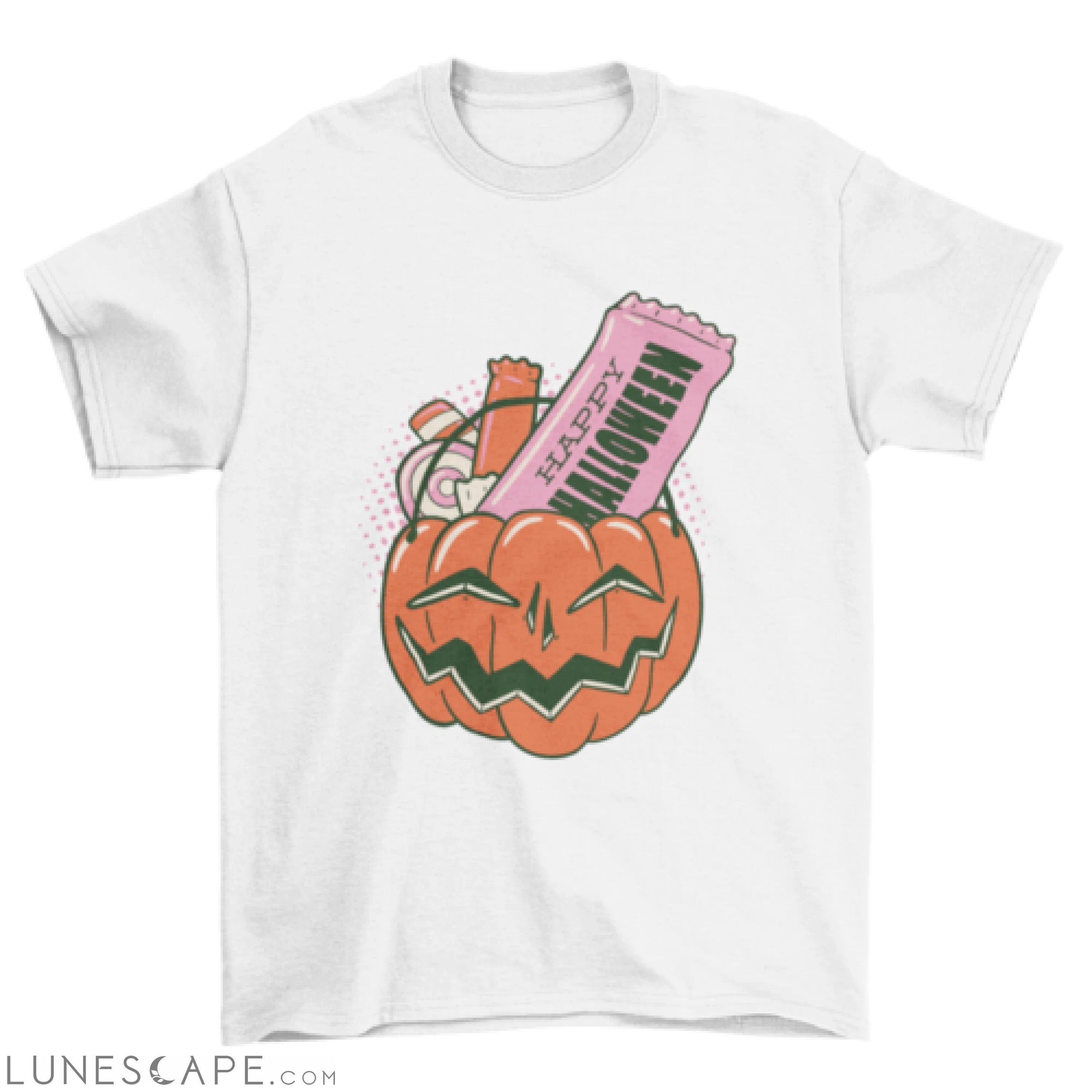 Candy pumpkin t-shirt LUNESCAPE