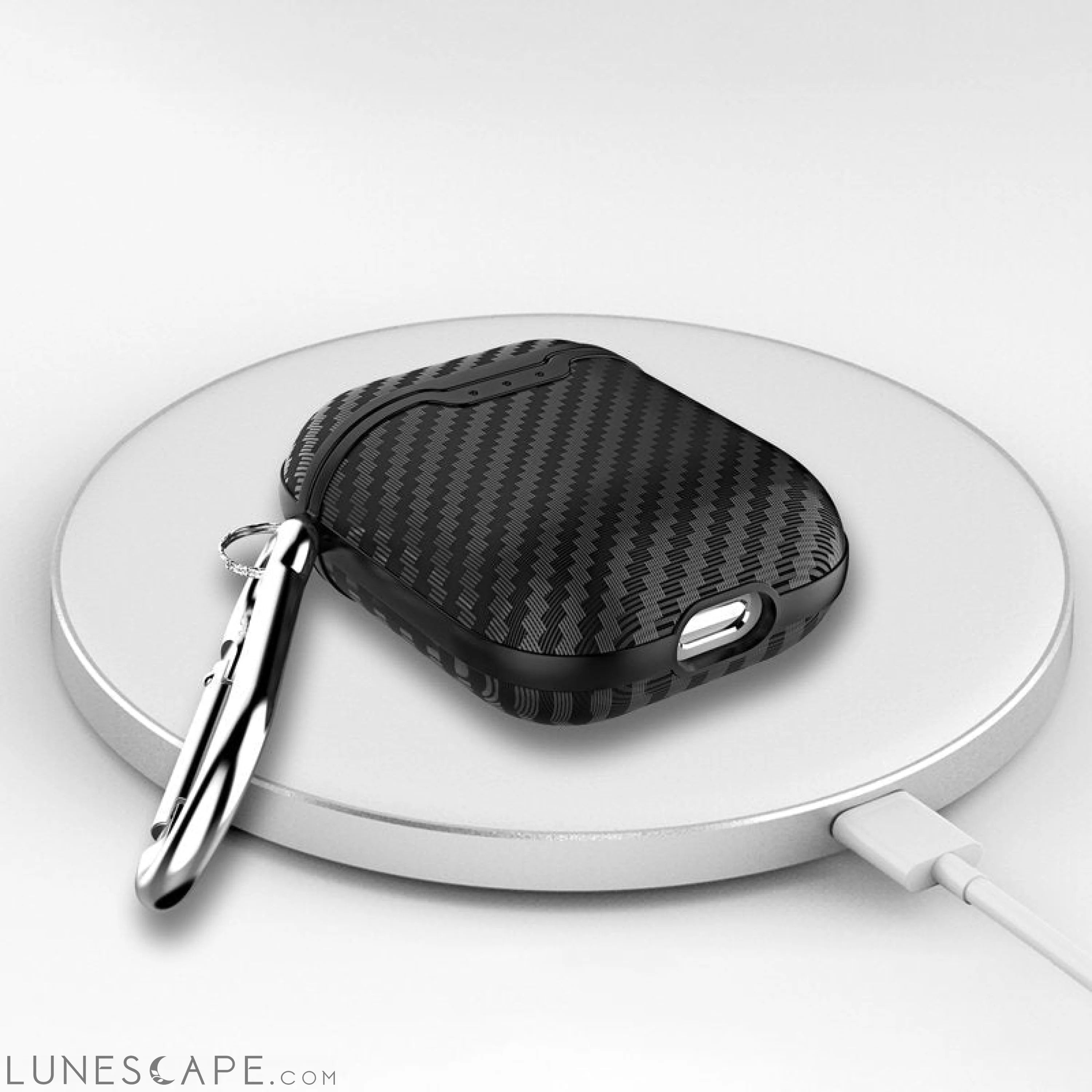 Carbon Fiber AirPods Case LUNESCAPE