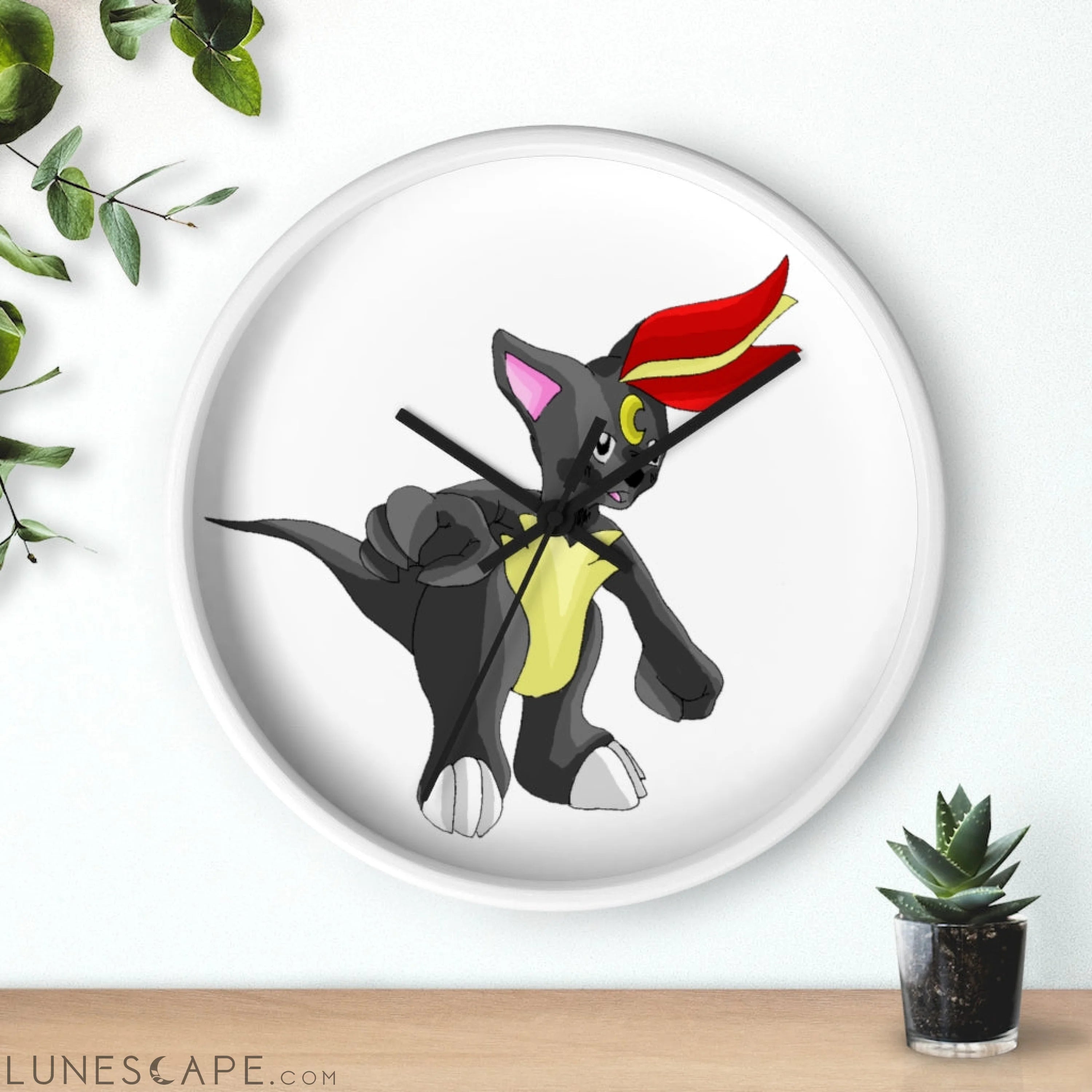 Carcoot Wall clock LUNESCAPE