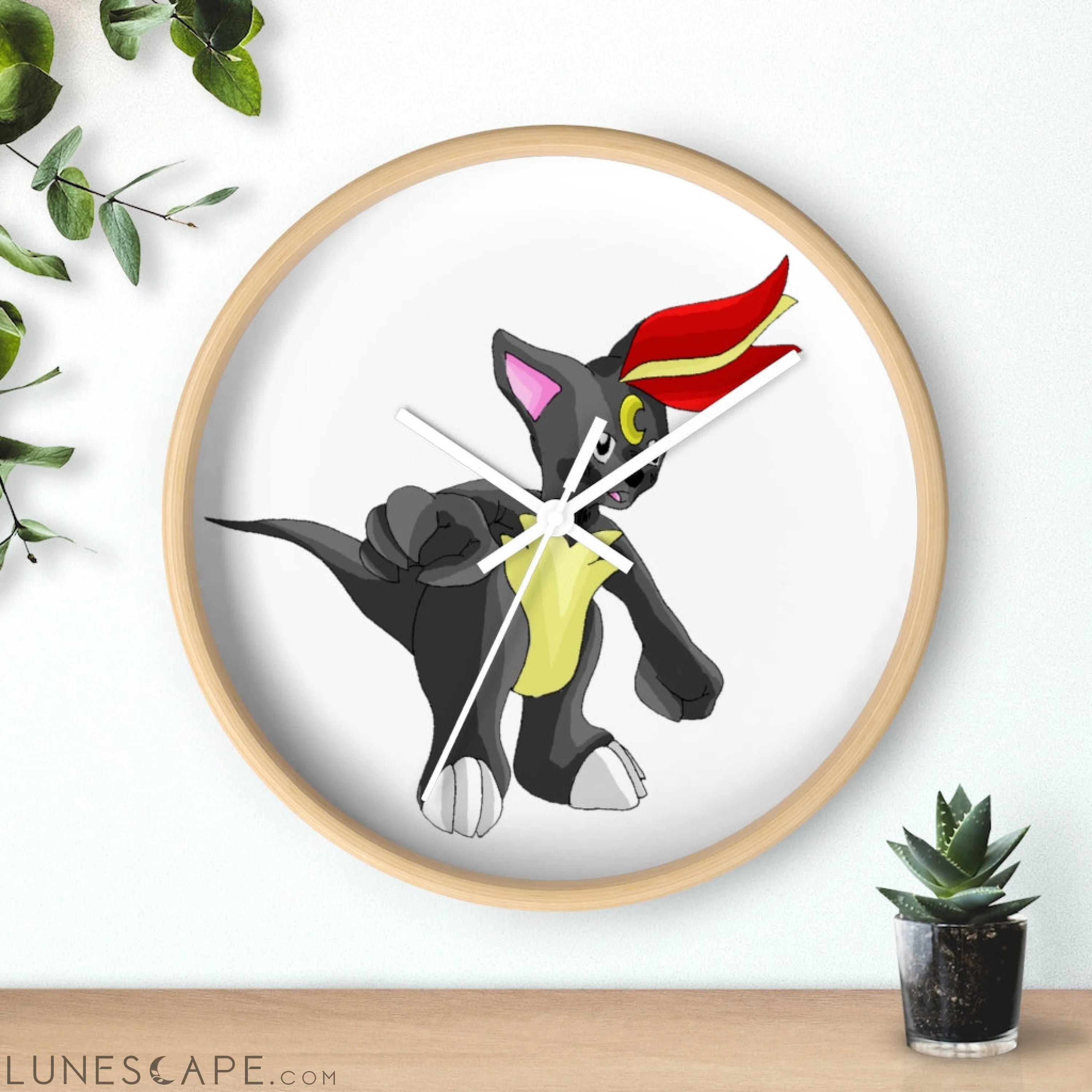 Carcoot Wall clock LUNESCAPE