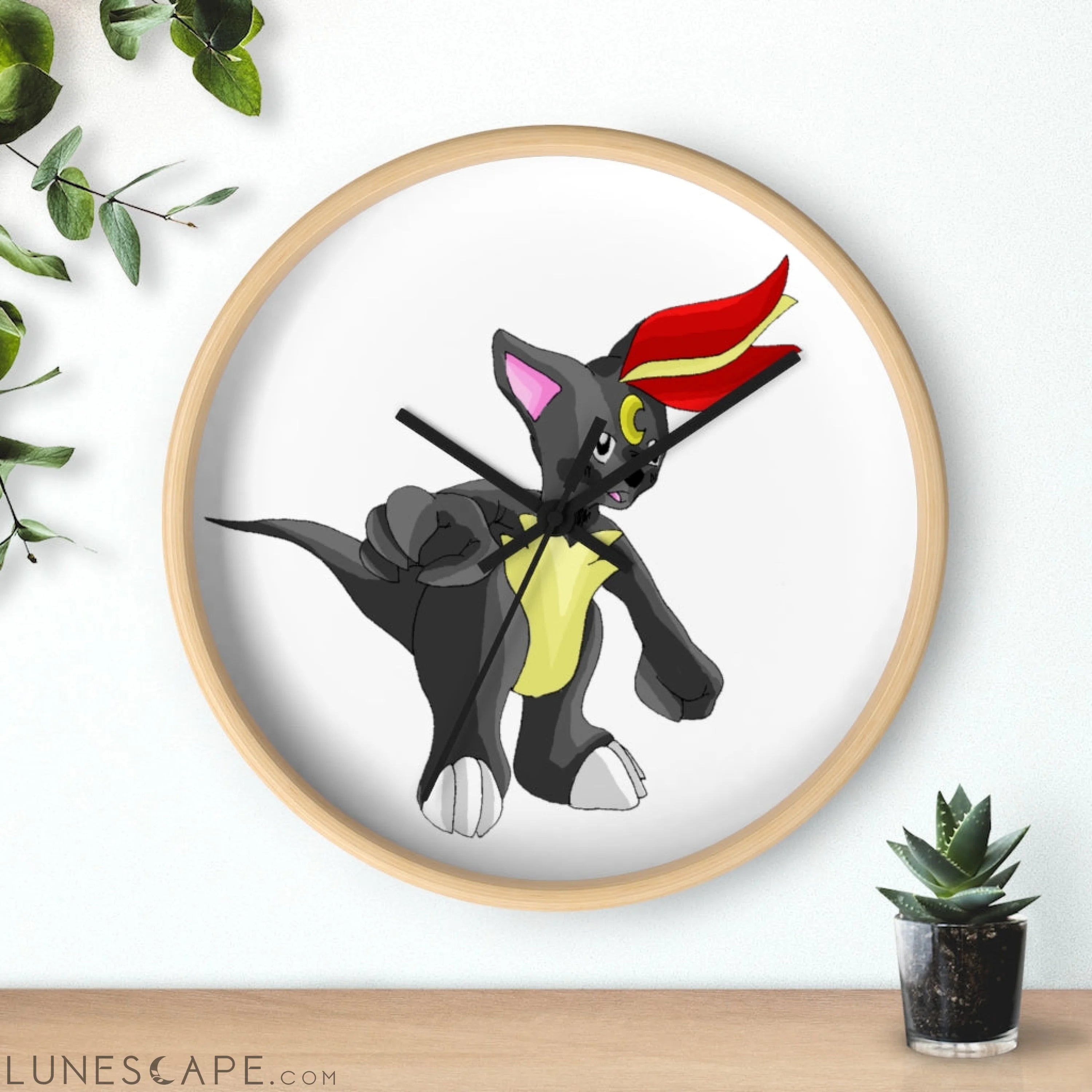 Carcoot Wall clock LUNESCAPE