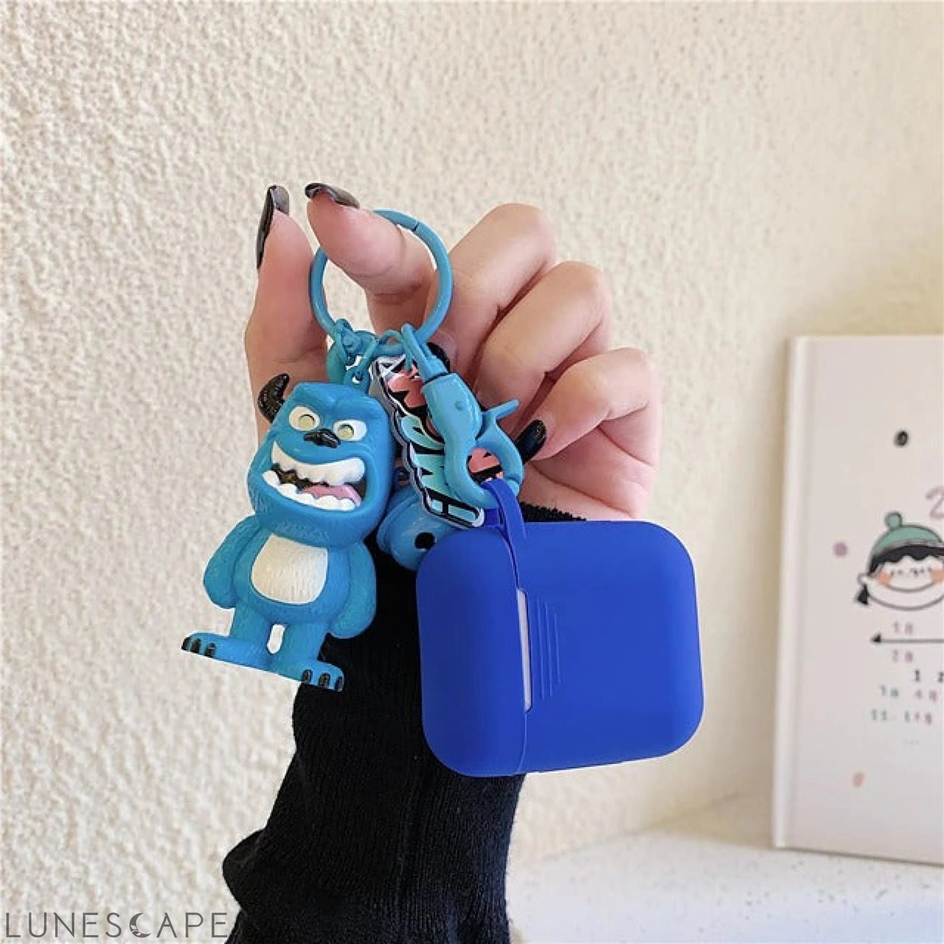 Cartoon Big Eye Boy AirPods Case LUNESCAPE