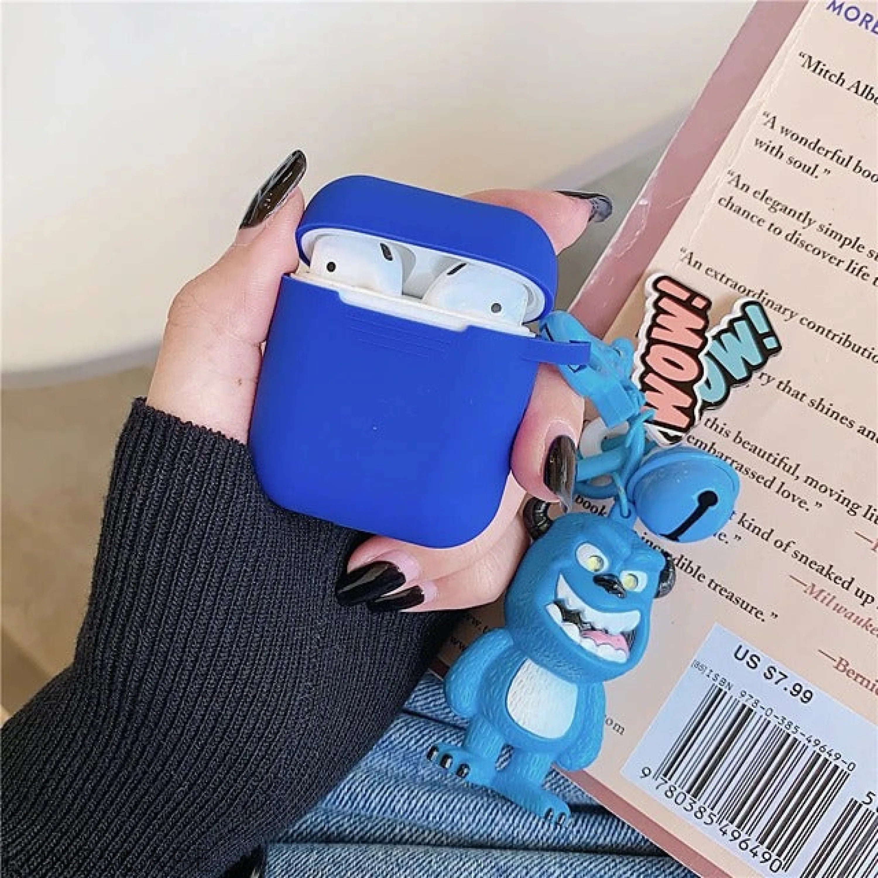 Cartoon Big Eye Boy AirPods Case LUNESCAPE