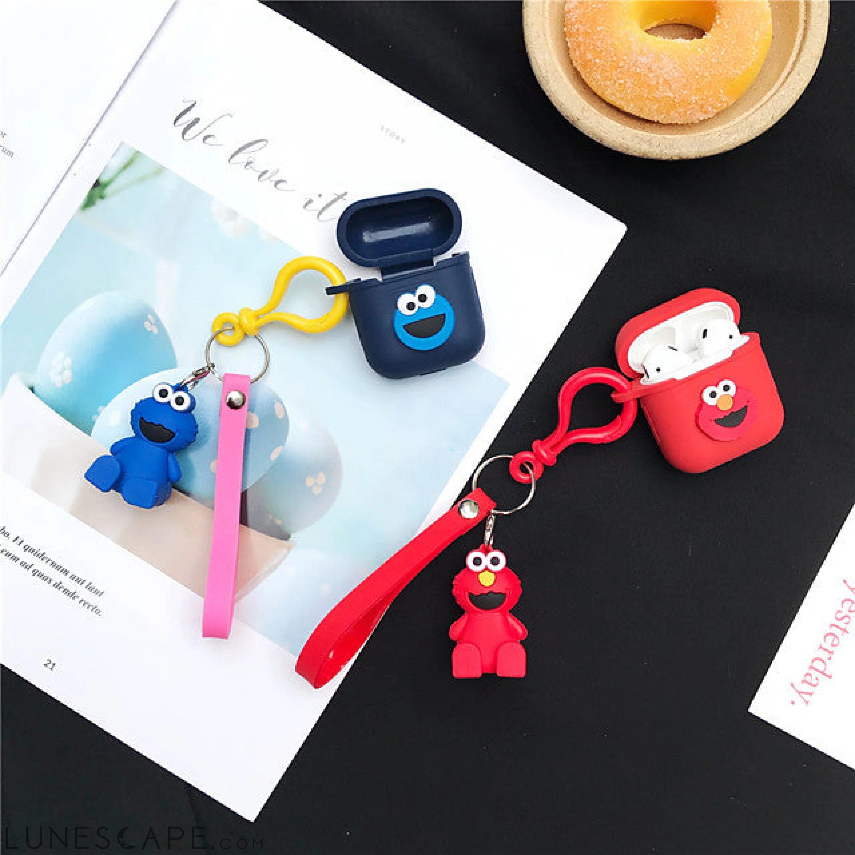 Cartoon Case For AirPods Dustproof / Lovely Headphone Case LUNESCAPE
