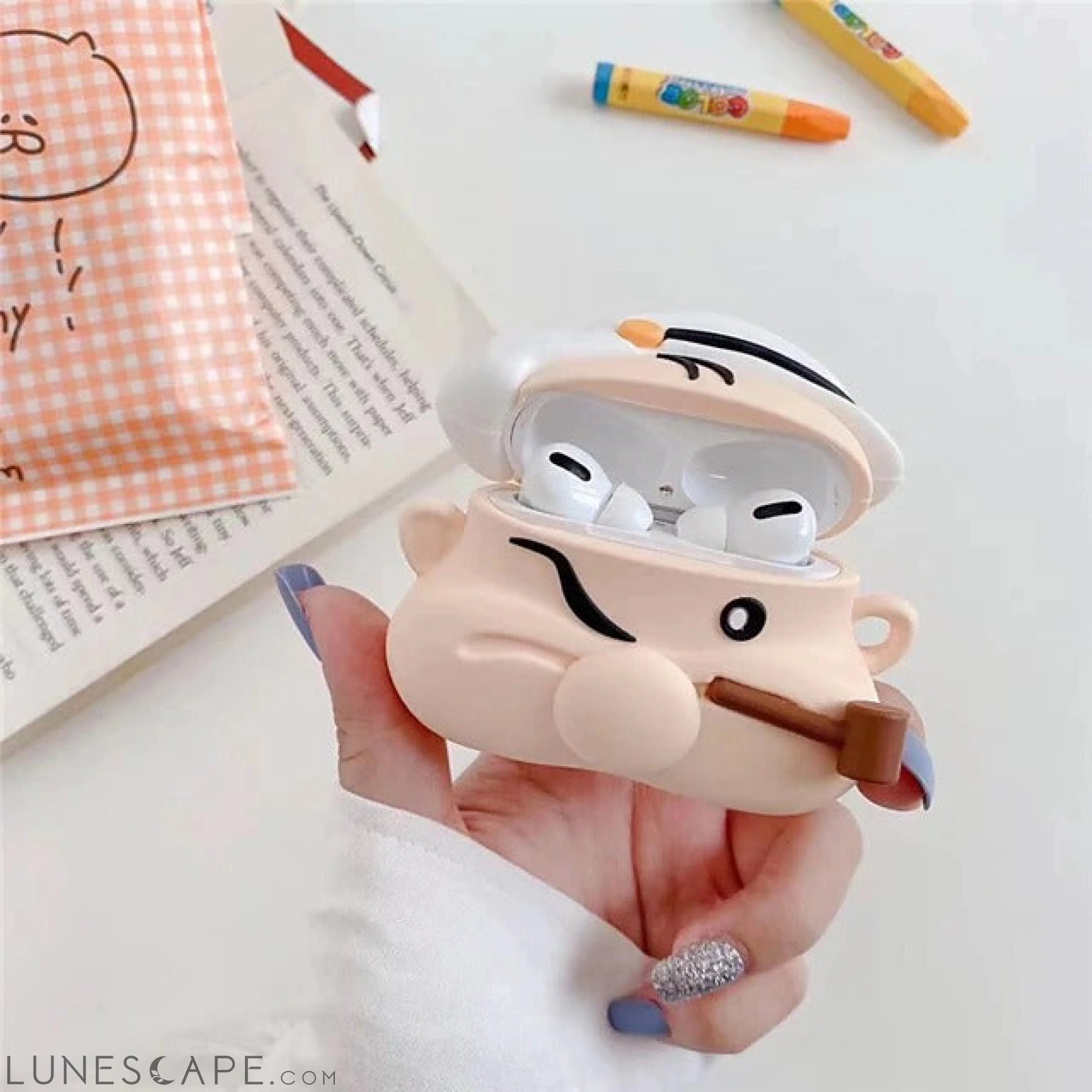 Cartoon Popeye Airpods 1/2/3 Case LUNESCAPE