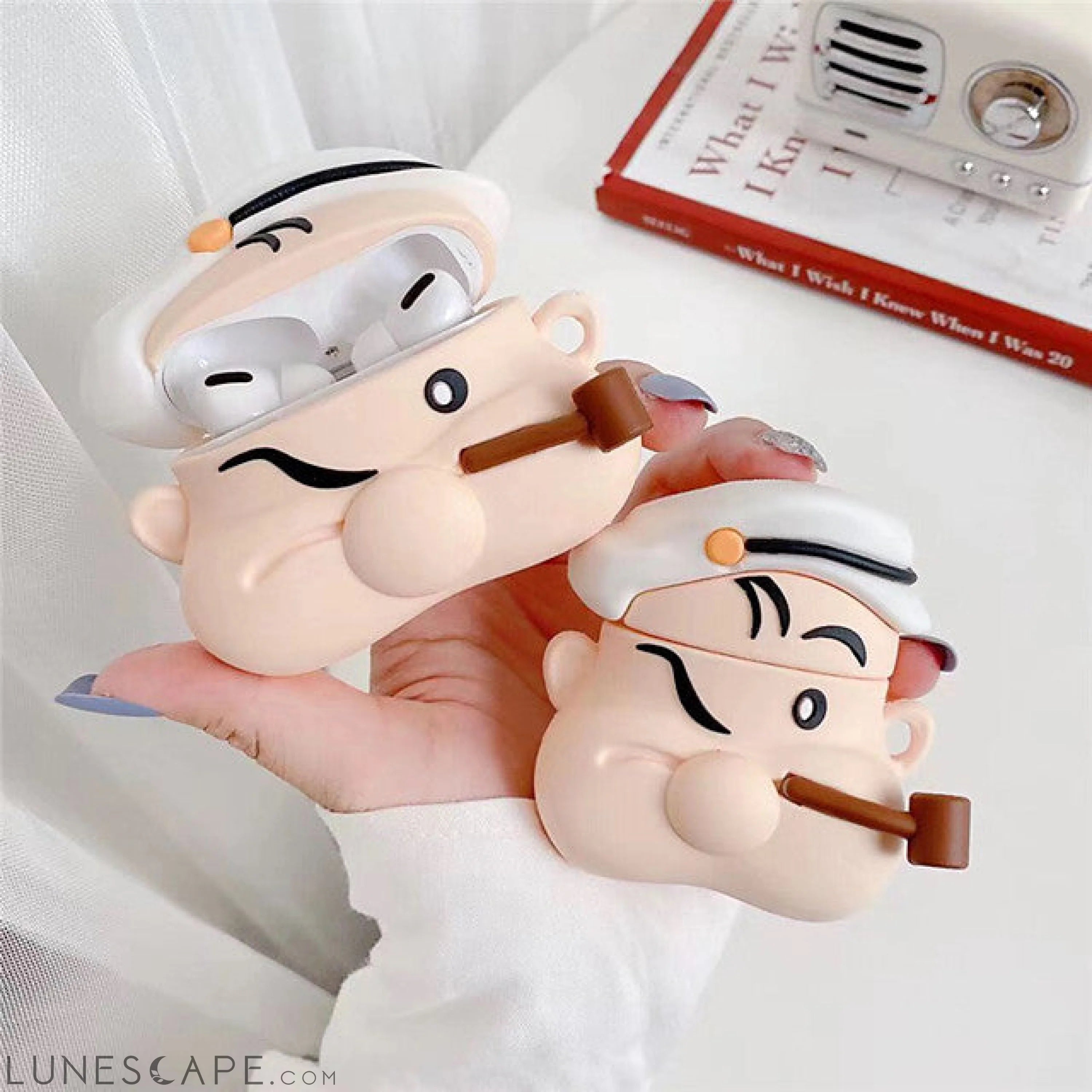 Cartoon Popeye Airpods 1/2/3 Case LUNESCAPE