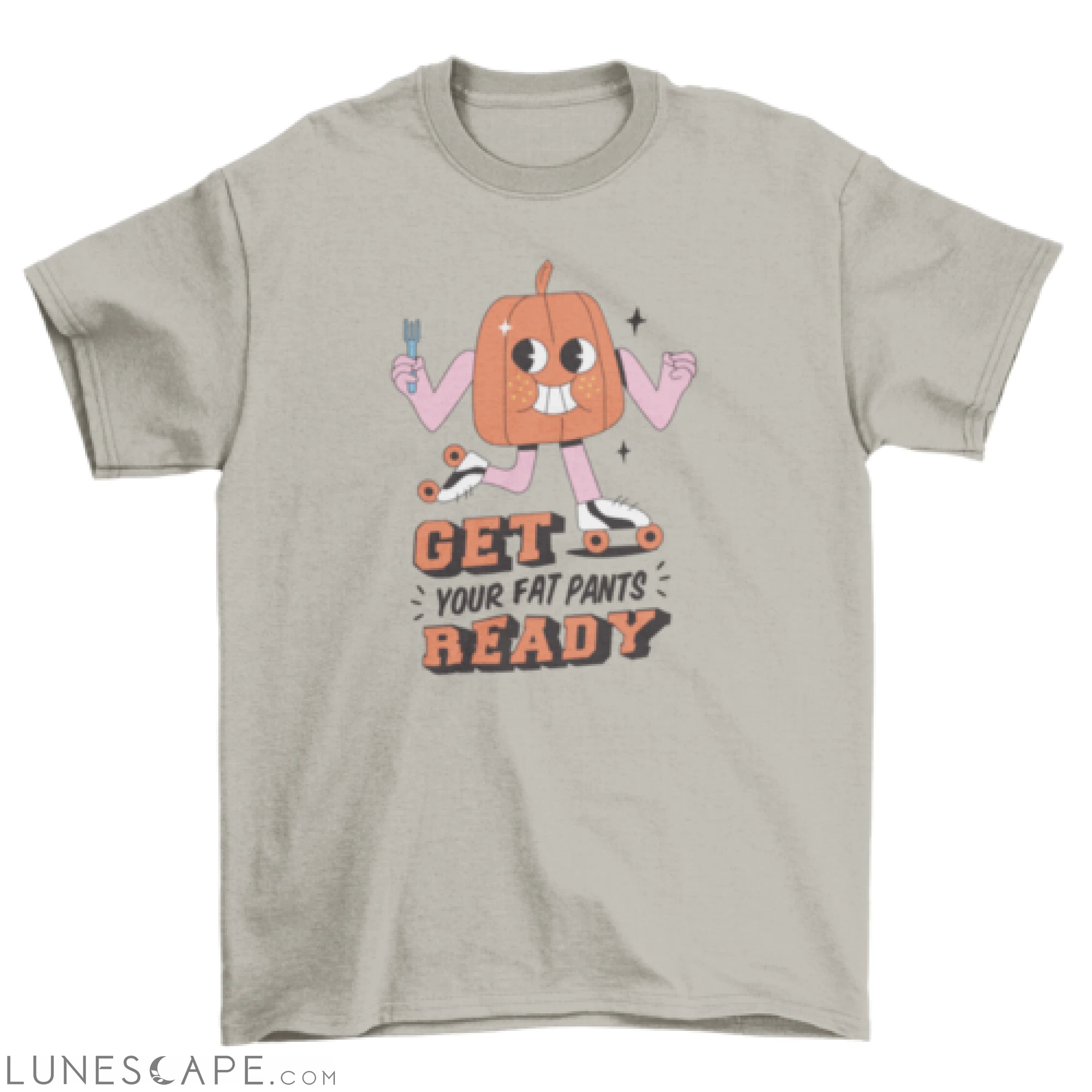 Cartoon pumpkin thanksgiving t-shirt LUNESCAPE