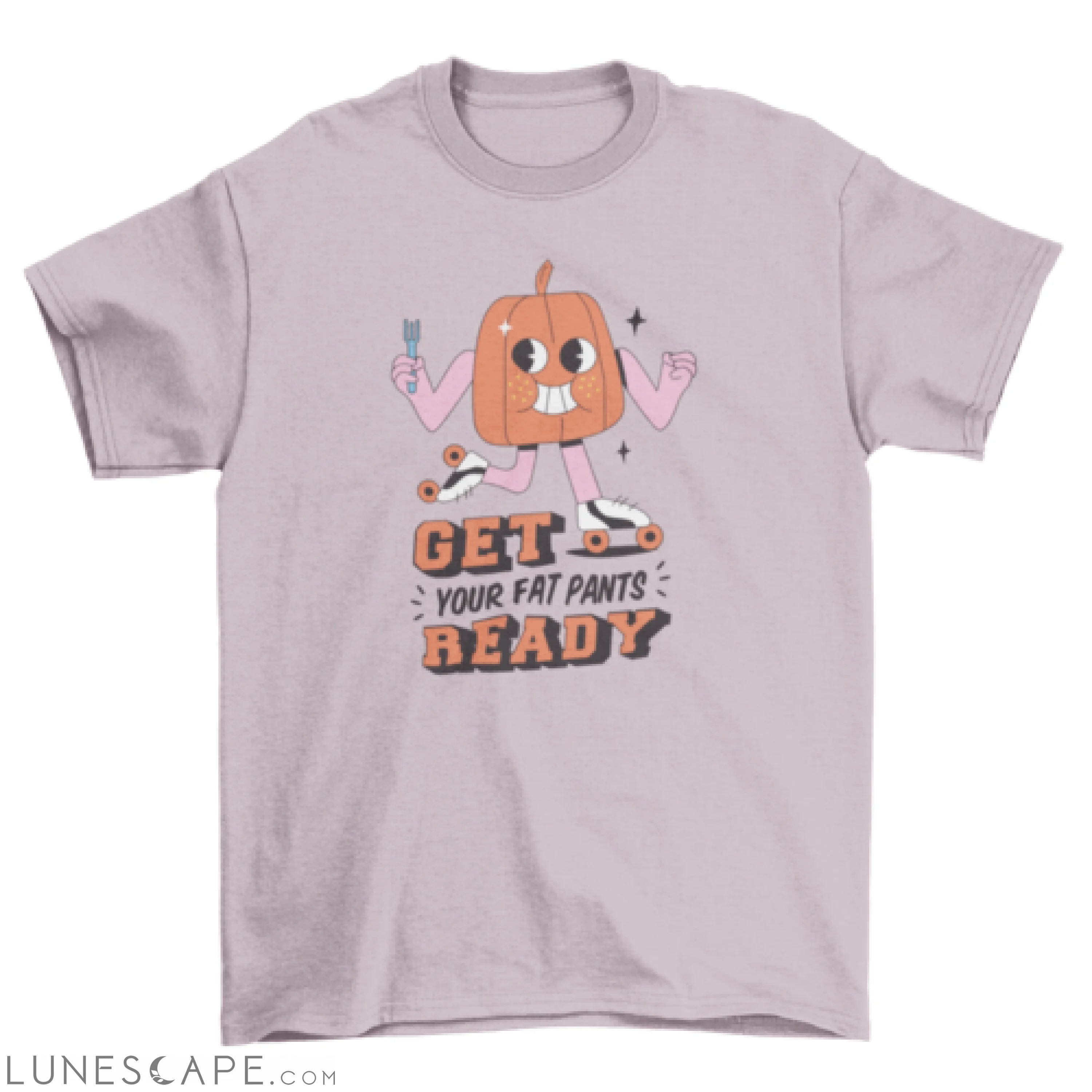 Cartoon pumpkin thanksgiving t-shirt LUNESCAPE