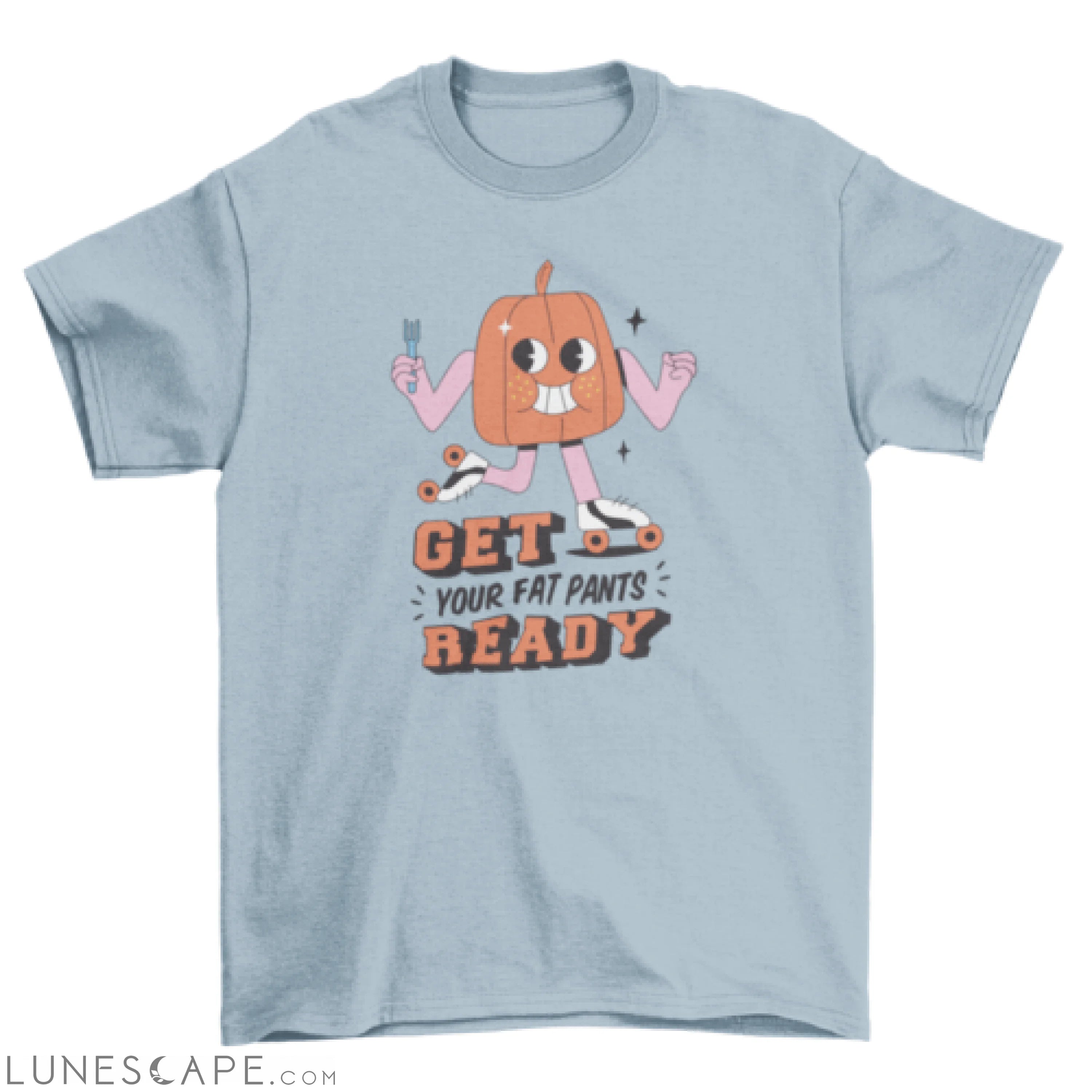 Cartoon pumpkin thanksgiving t-shirt LUNESCAPE