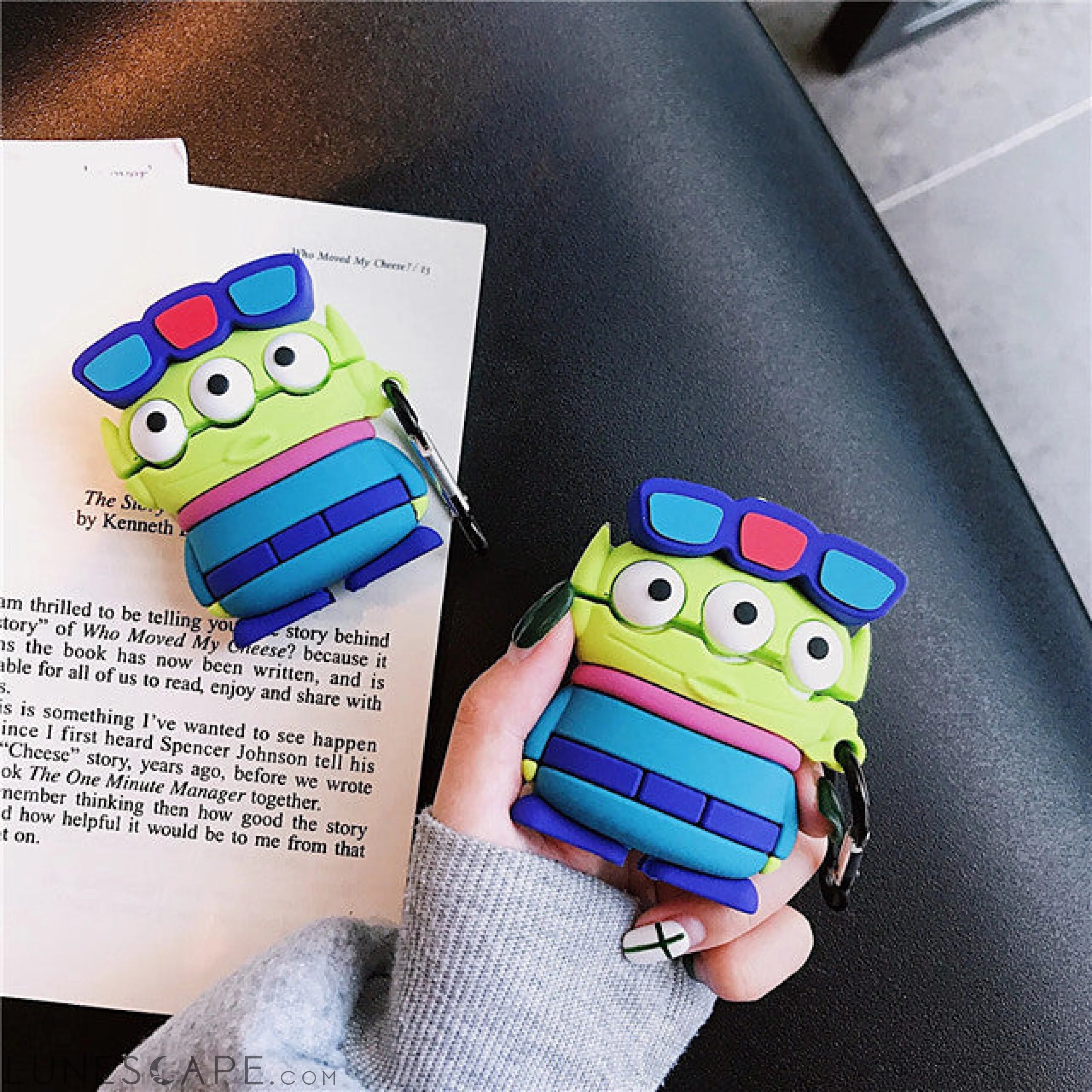 Cartoon Three-eye Boy Wireless Earphone Case For Apple AirPods 1/2 LUNESCAPE