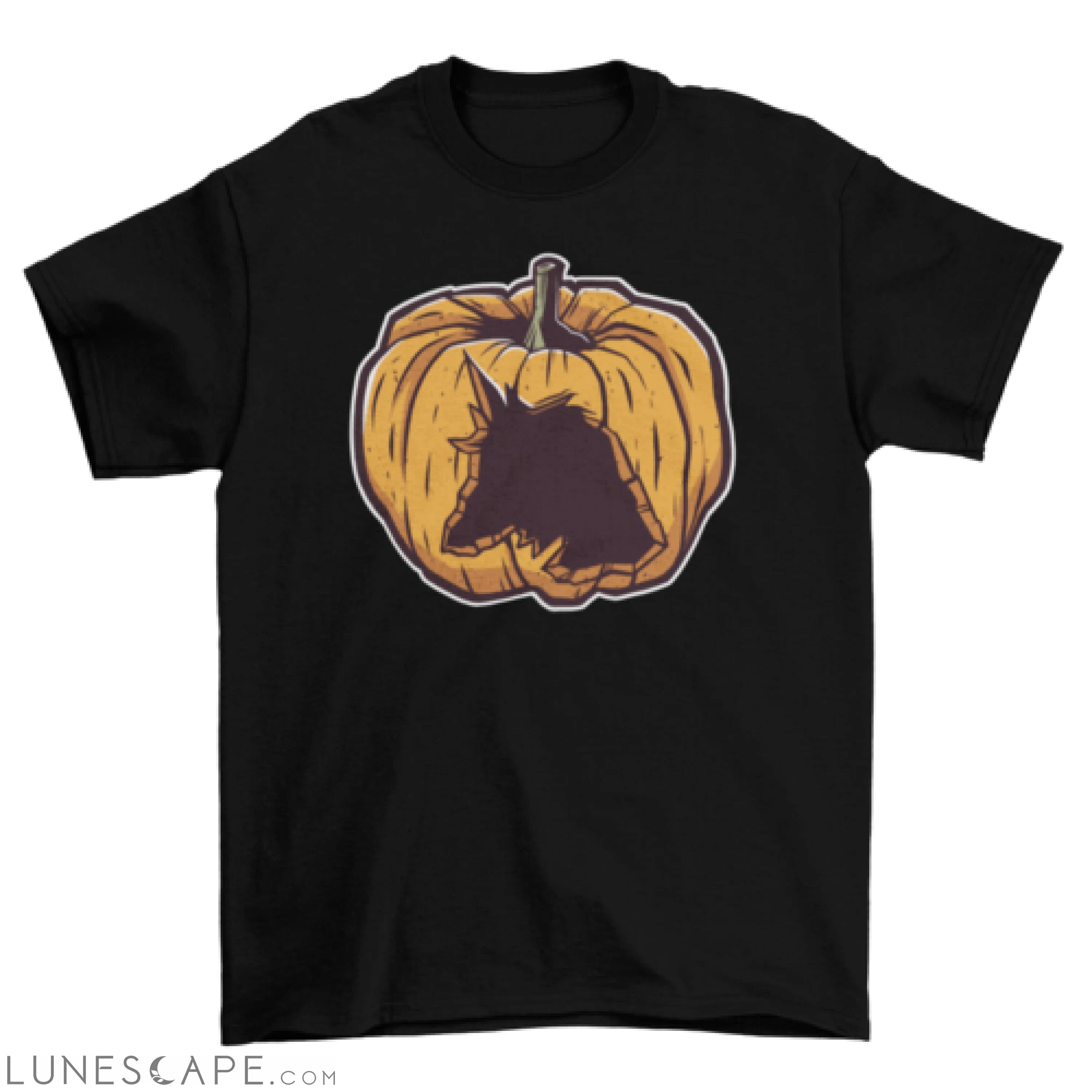 Carved unicorn pumpkin t-shirt LUNESCAPE