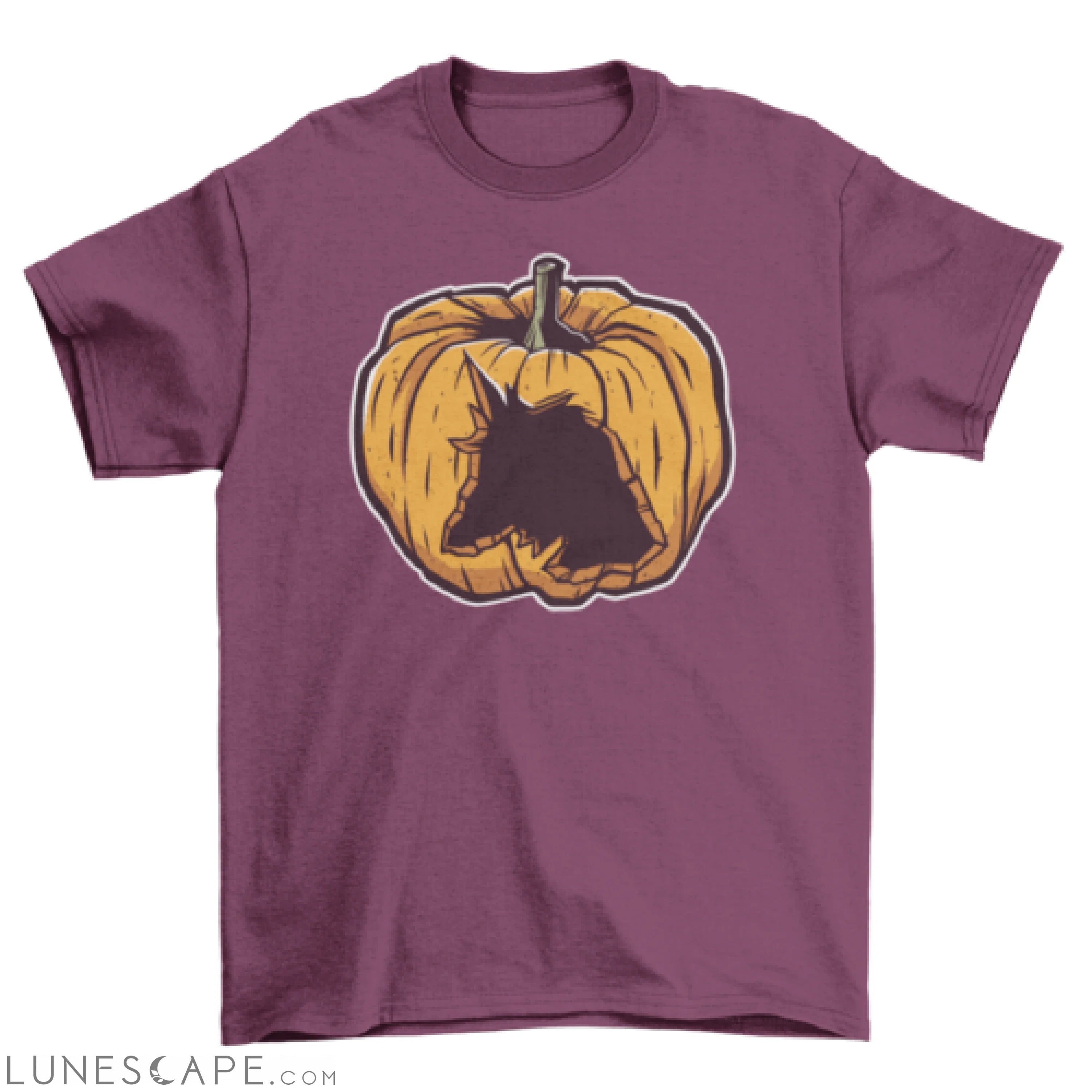 Carved unicorn pumpkin t-shirt LUNESCAPE