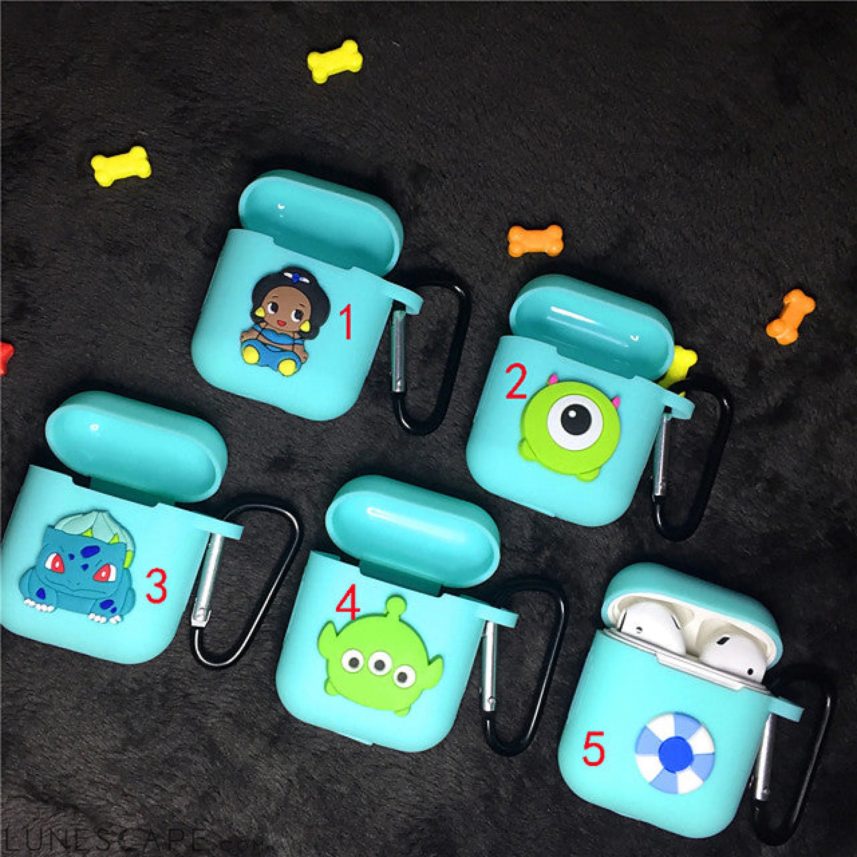 Case For AirPods Dustproof / Lovely Headphone Case Soft LUNESCAPE