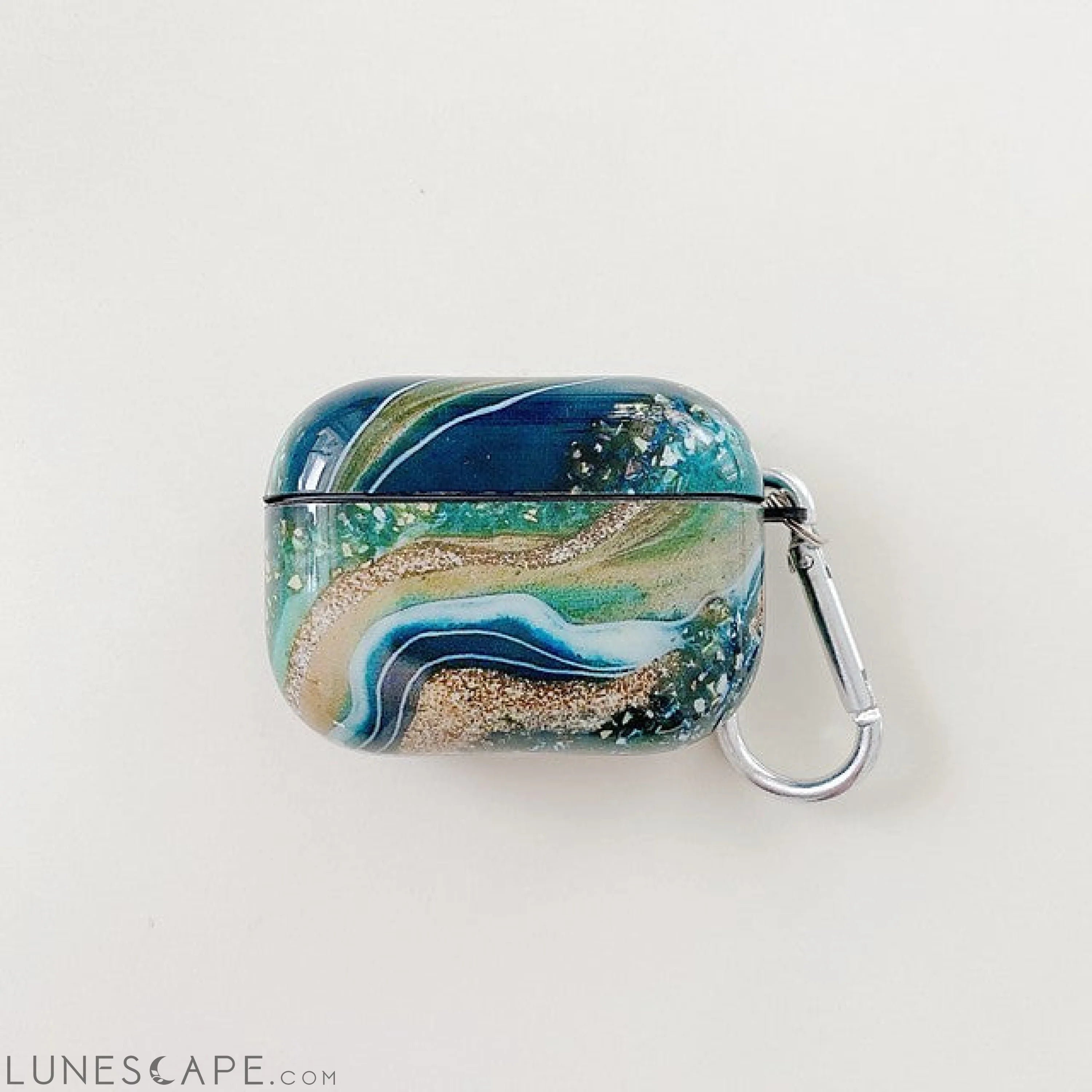 Case For AirPods Pro Cute Marble Headphone Case Hard LUNESCAPE