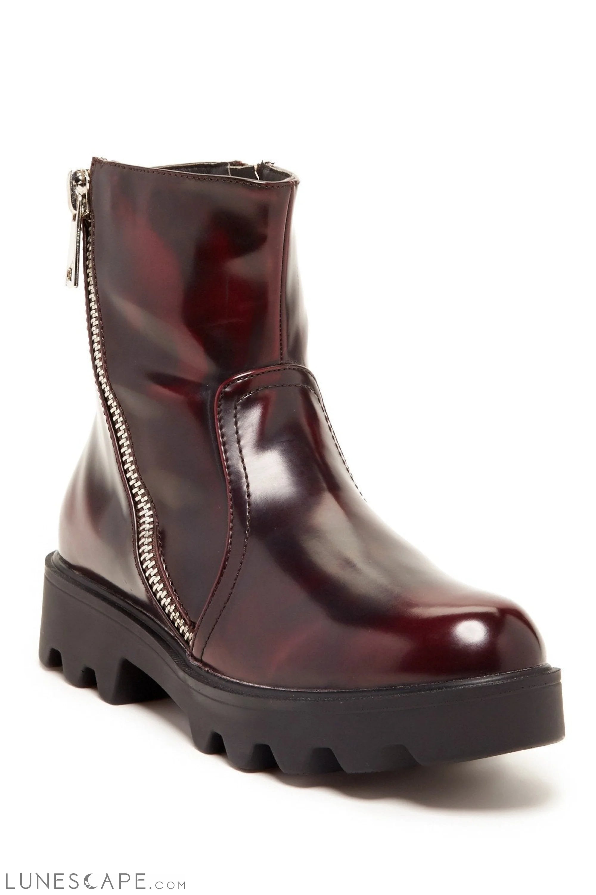 CASIE Platform Zip-Side Combat Boot LUNESCAPE