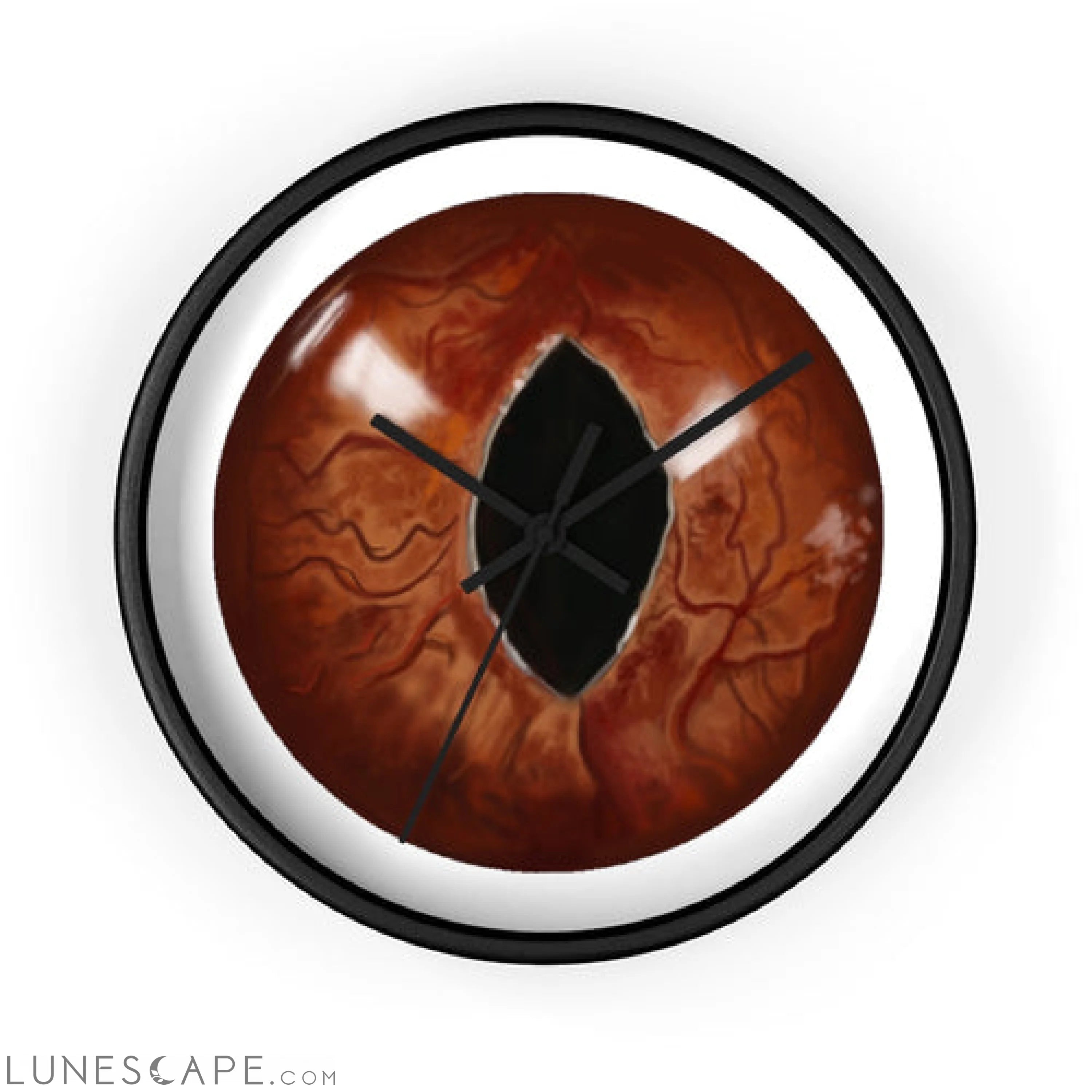 Cat Eyes Wall clock LUNESCAPE