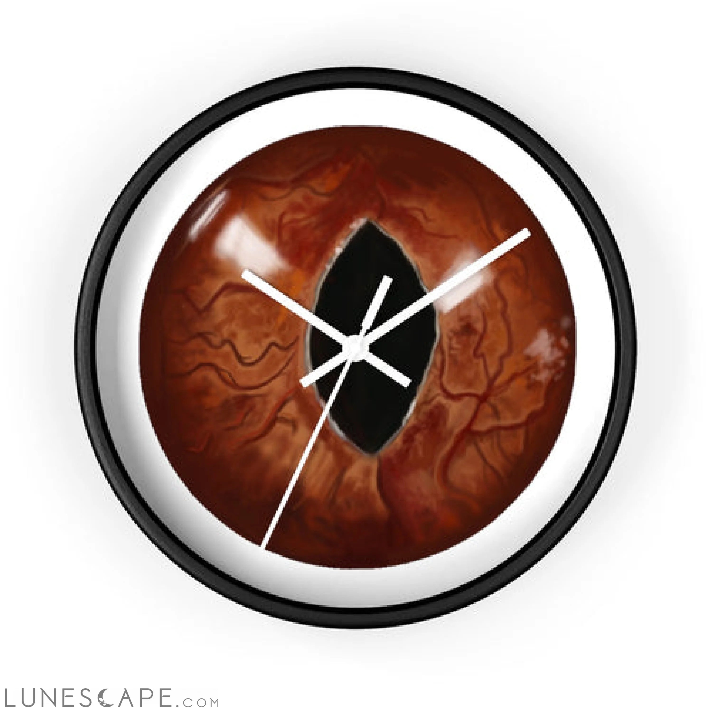 Cat Eyes Wall clock LUNESCAPE