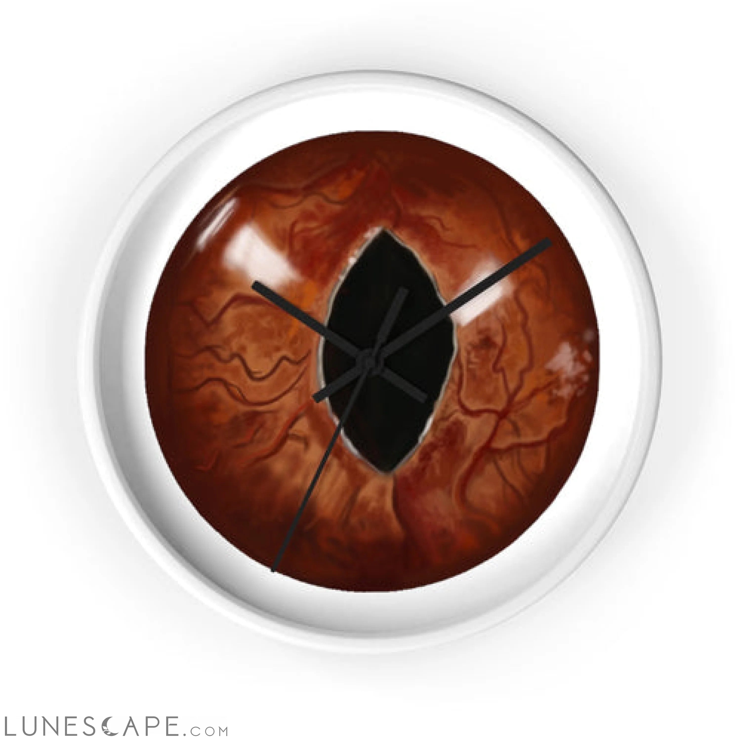 Cat Eyes Wall clock LUNESCAPE