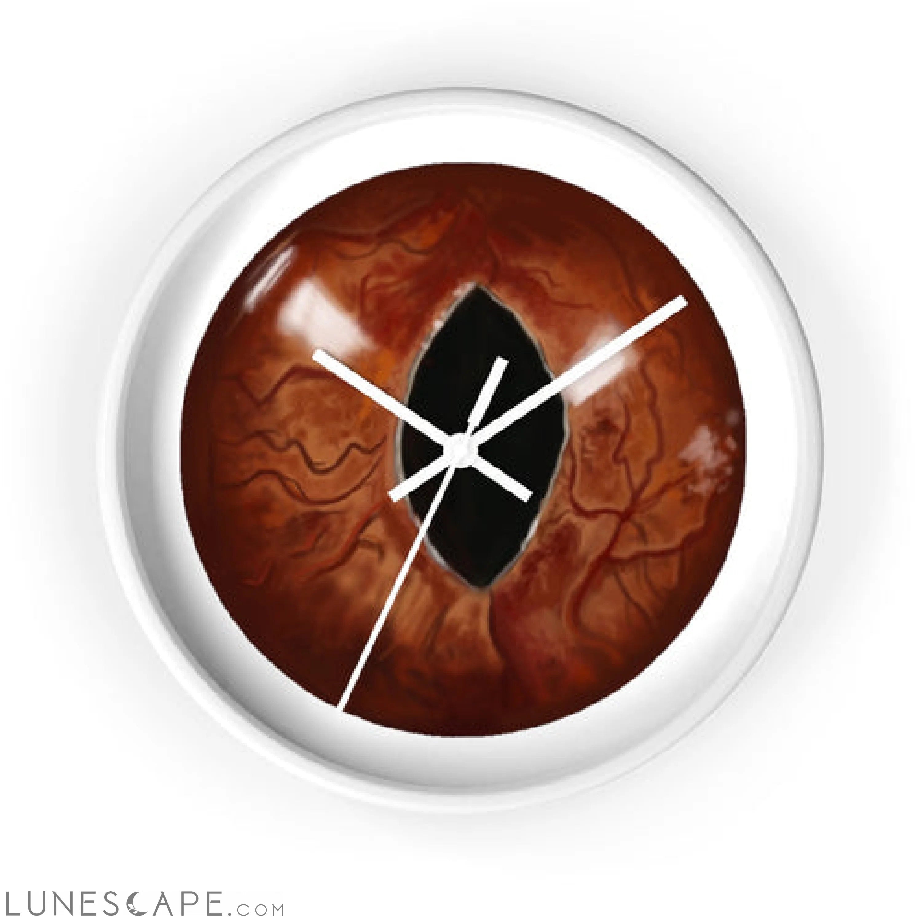 Cat Eyes Wall clock LUNESCAPE